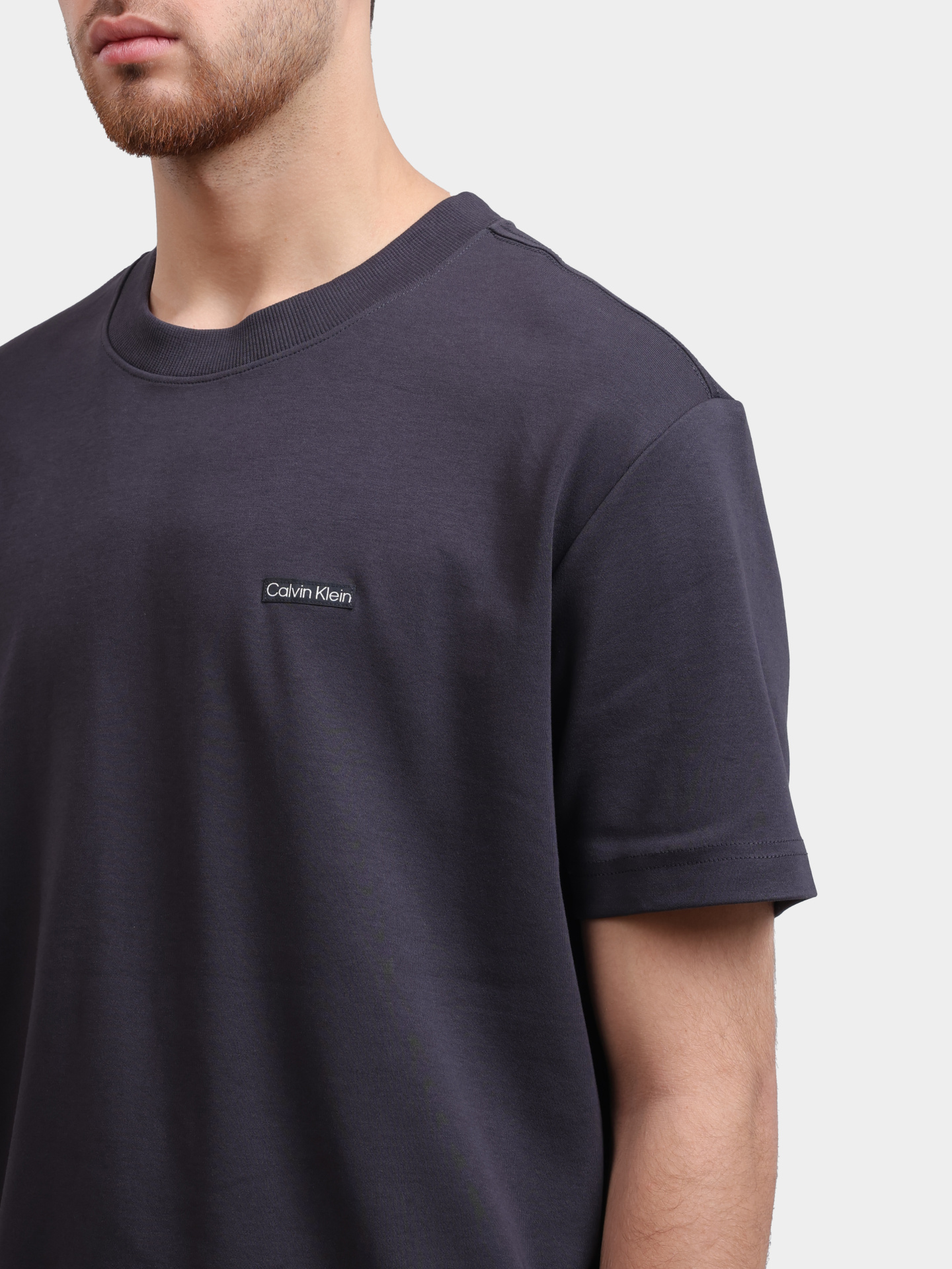 Футболка Calvin Klein Jeans J30J327234 BA1 хлопковая мужская — купить в интернет-магазине Verdistore