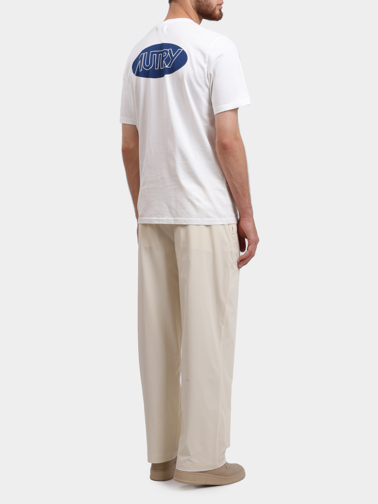 Футболка Autry TSPM-09CW белая мужская с контрастным логотипом — купить в интернет-магазине Verdistore
