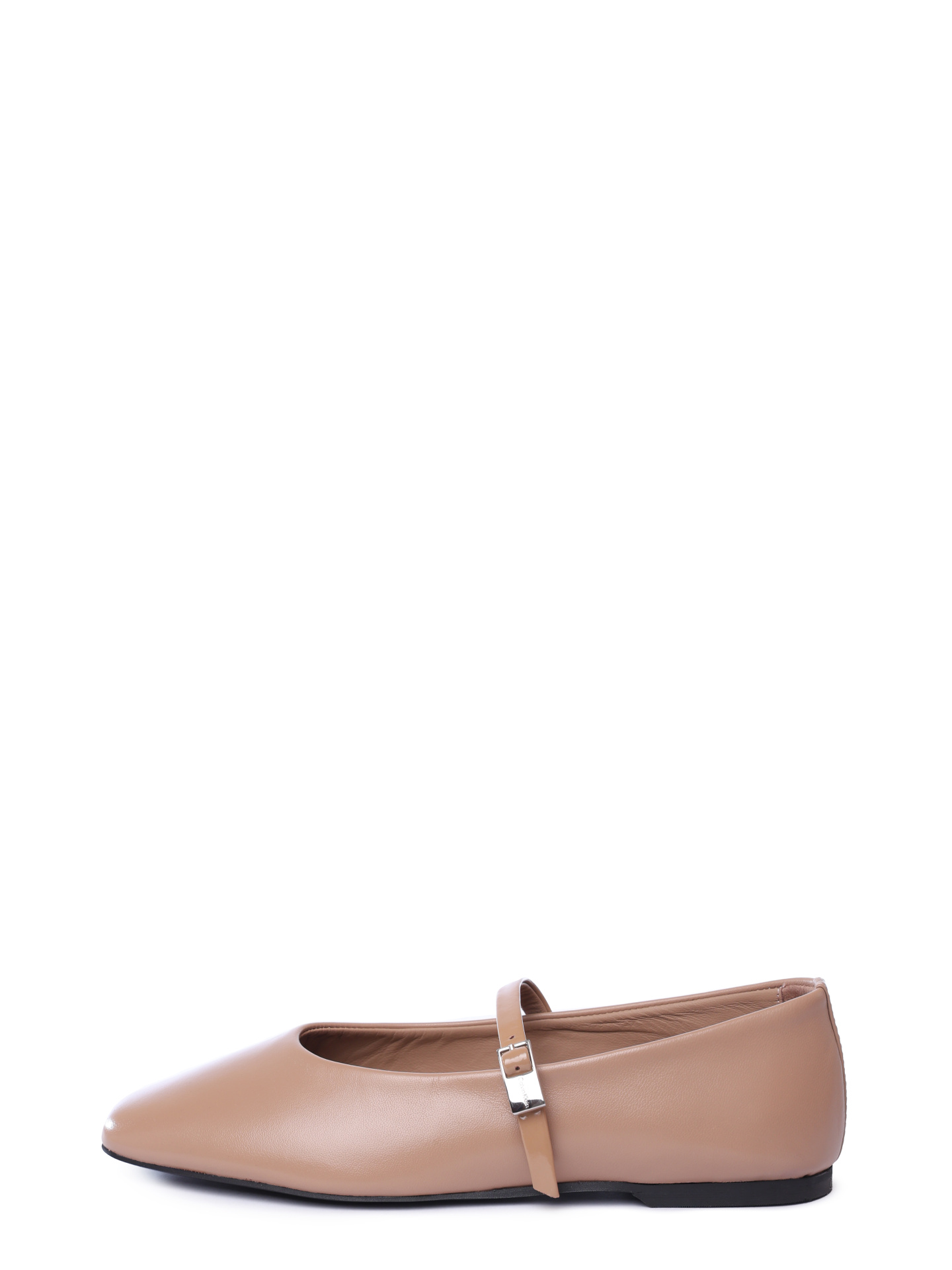 Балетки Calvin Klein HW0HW02483 GDW коричневые женские из кожи — купить в интернет-магазине Verdistore