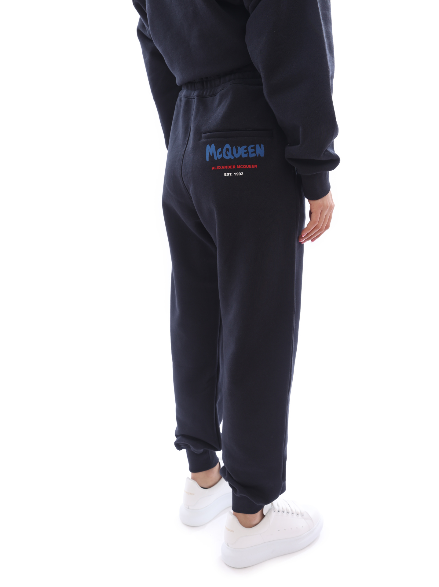 картинка Брюки Alexander McQueen 658545-QZAD5 0415 синие женские от магазина Verdistore