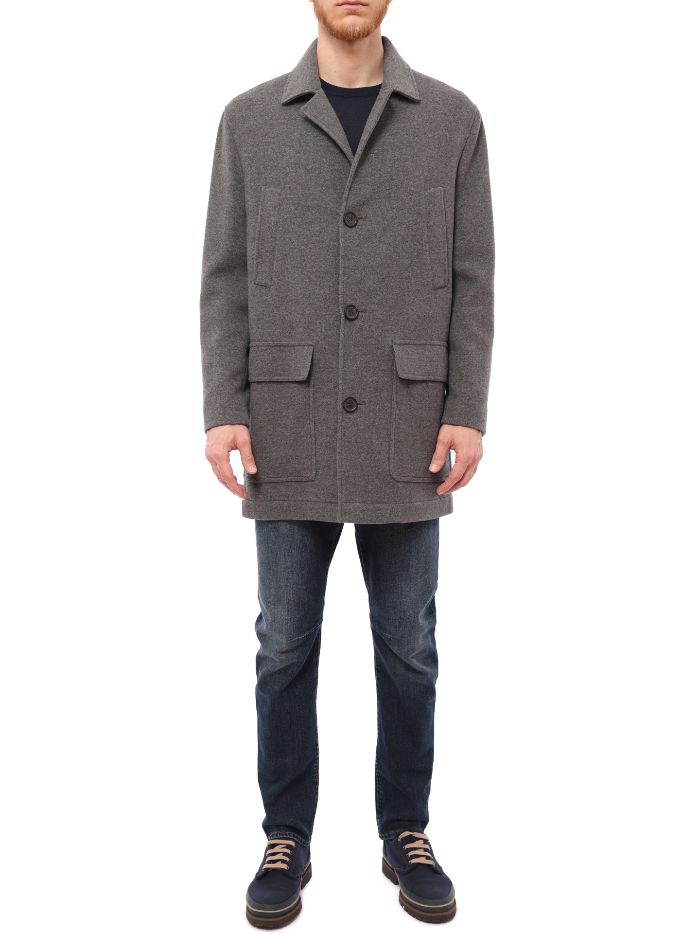 Пальто Brunello Cucinelli MT4979090 С202 кашемировое мужское — купить в интернет-магазине Verdistore