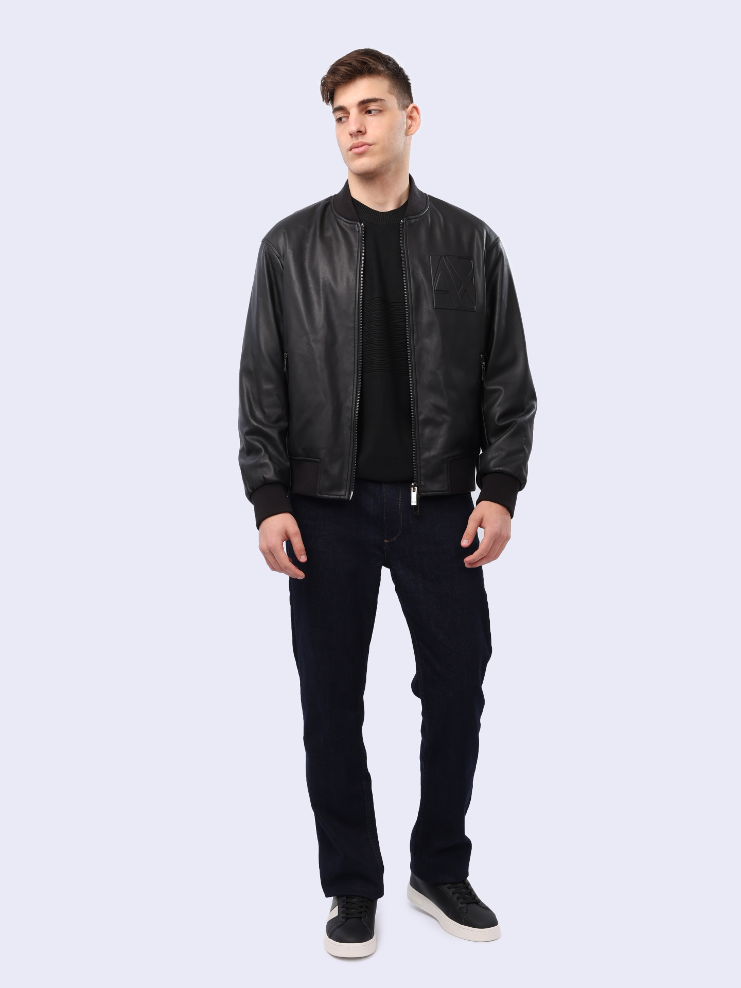 Куртка Armani Exchange 6DZB23 ZE1CZ 1200 черная мужская — купить в интернет-магазине Verdistore