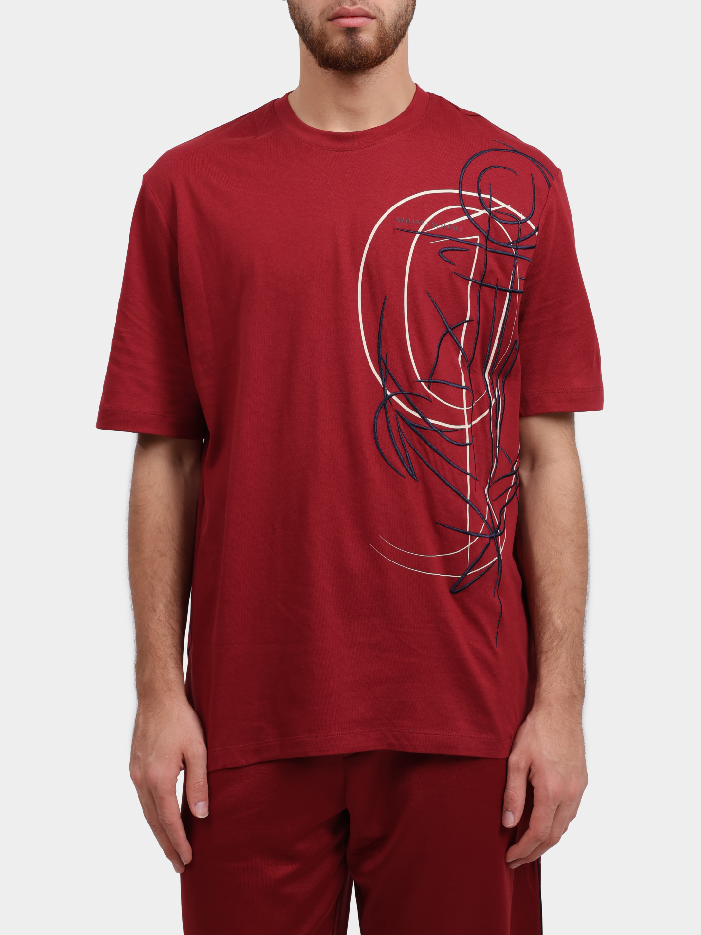 Футболка Armani Exchange XM001441 AF10362 UA328 хлопковая мужская — купить в интернет-магазине Verdistore