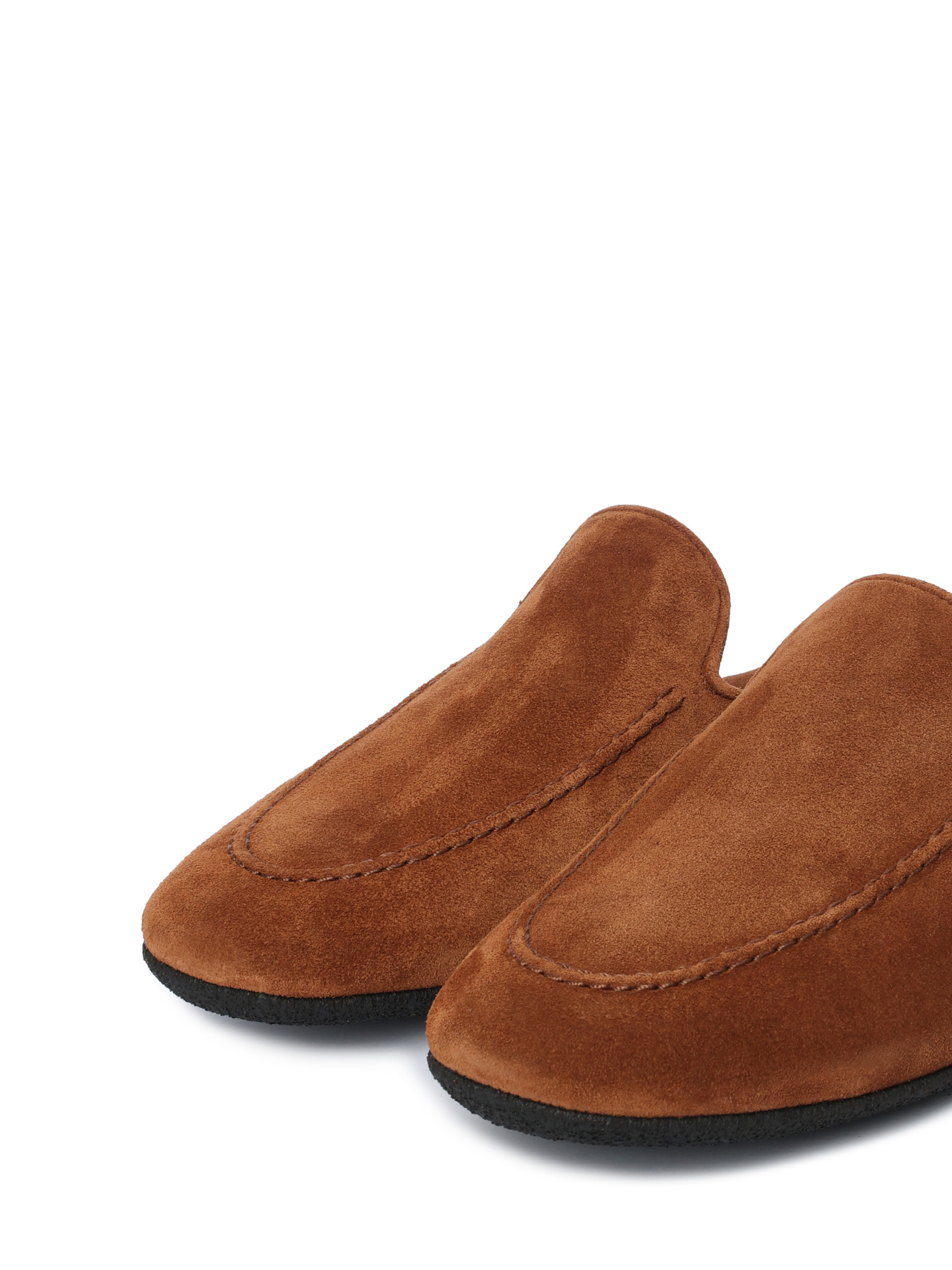 Шлепанцы светло-коричневые замшевые  — купить в интернет-магазине Verdistore