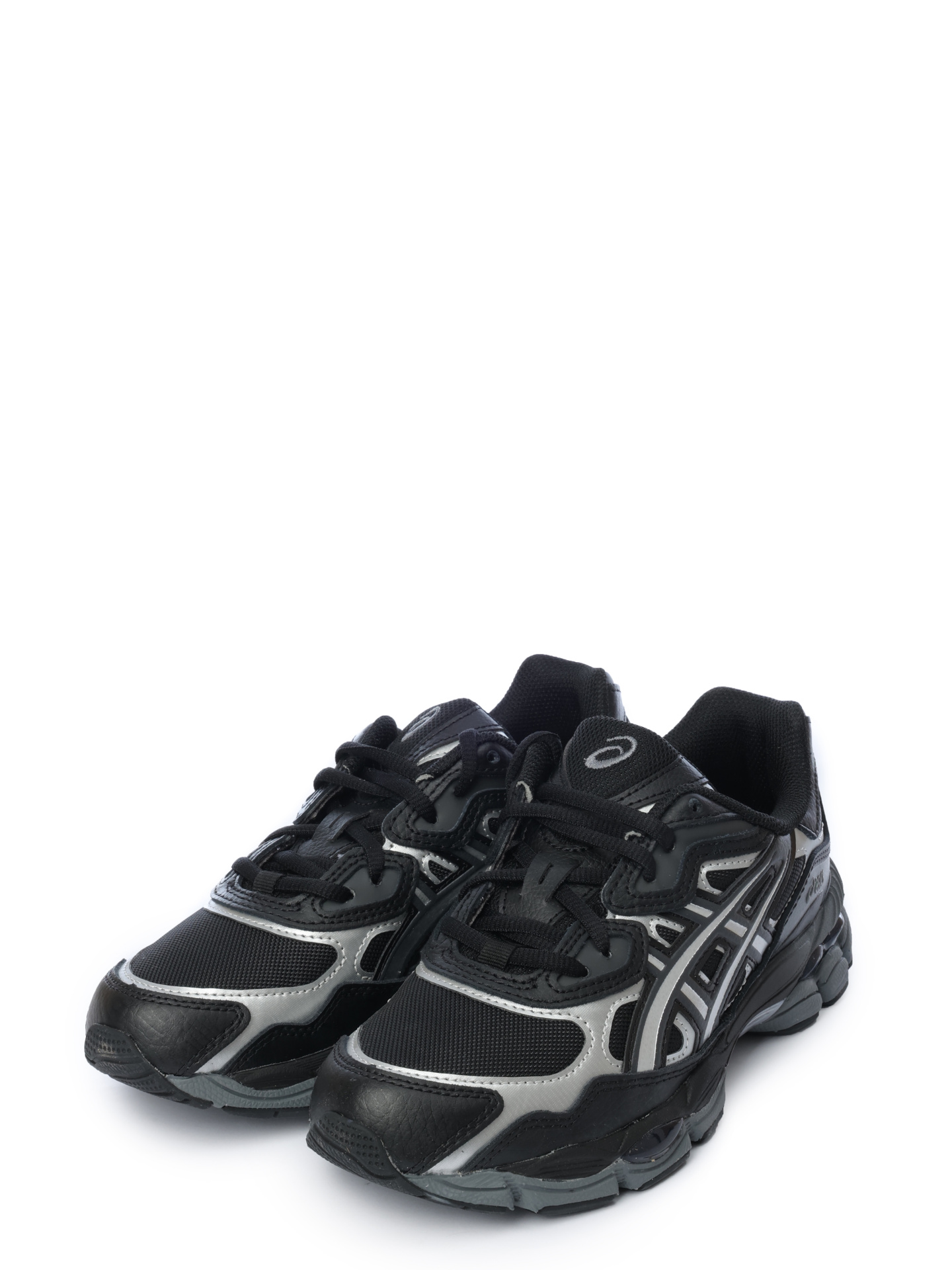 Кроссовки Asics 1203A280 002 черные женские с серебристыми вставками — купить в интернет-магазине Verdistore