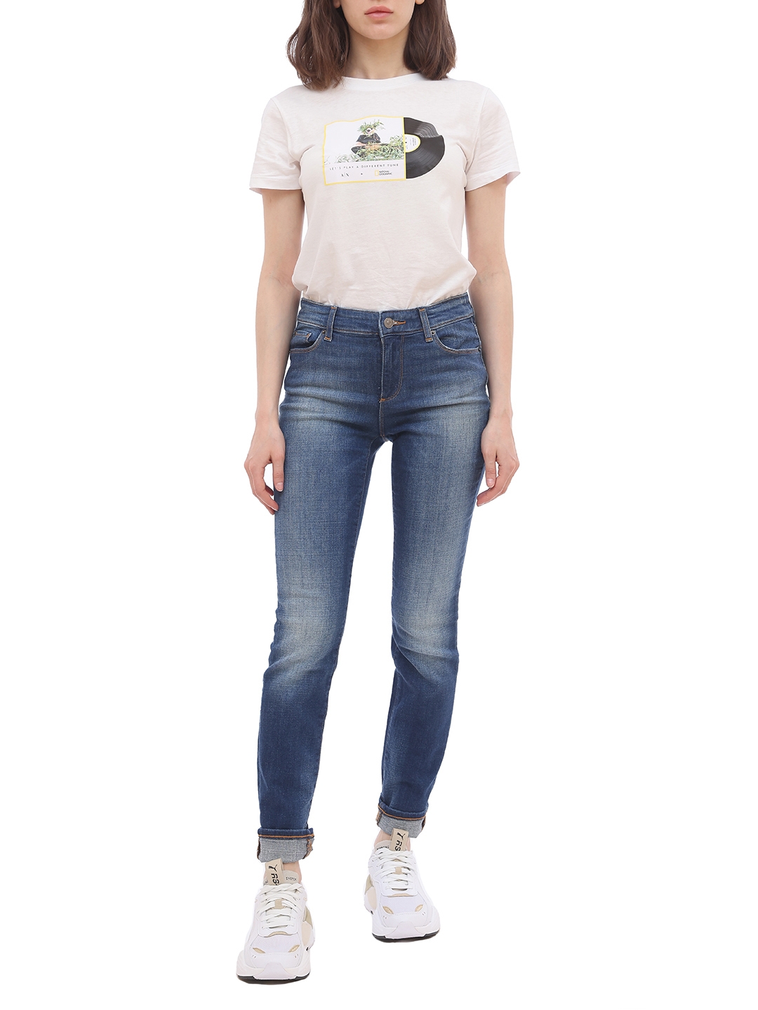 Джинсы Armani Exchange J69 женские зауженные — купить в интернет-магазине Verdistore