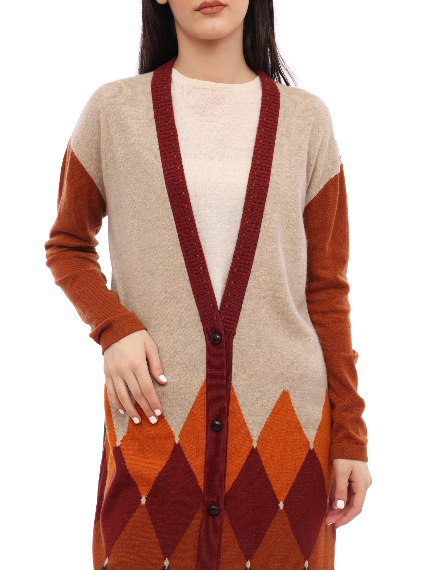 Кардиган Ballantyne L1K069 удлиненный женский — купить в интернет-магазине Verdistore