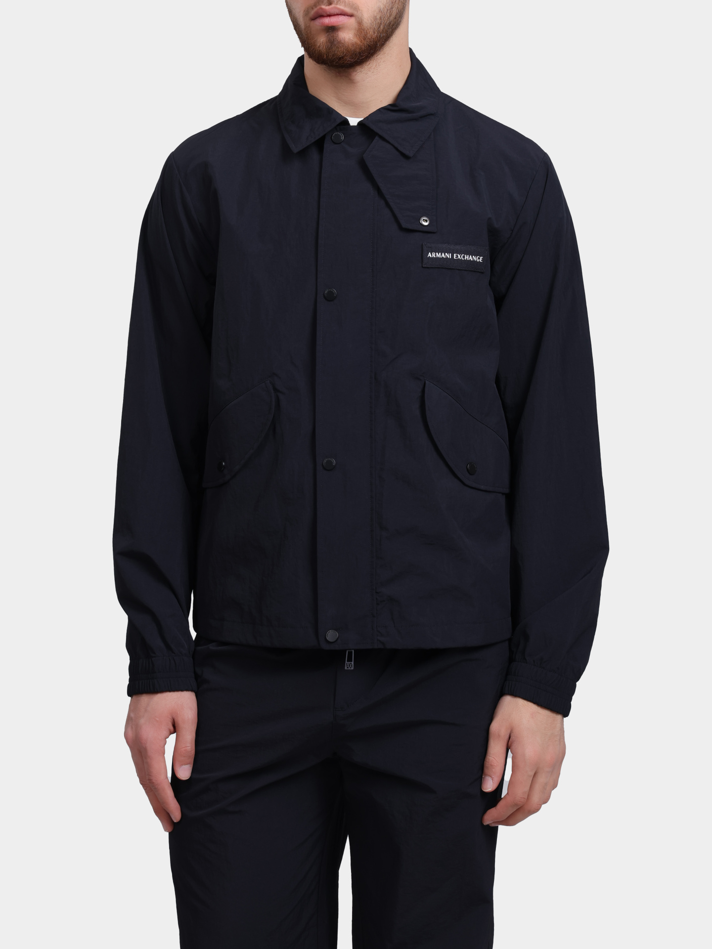 Куртка Armani Exchange XM002127 AF22504 UB101 темно-синяя мужская — купить в интернет-магазине Verdistore