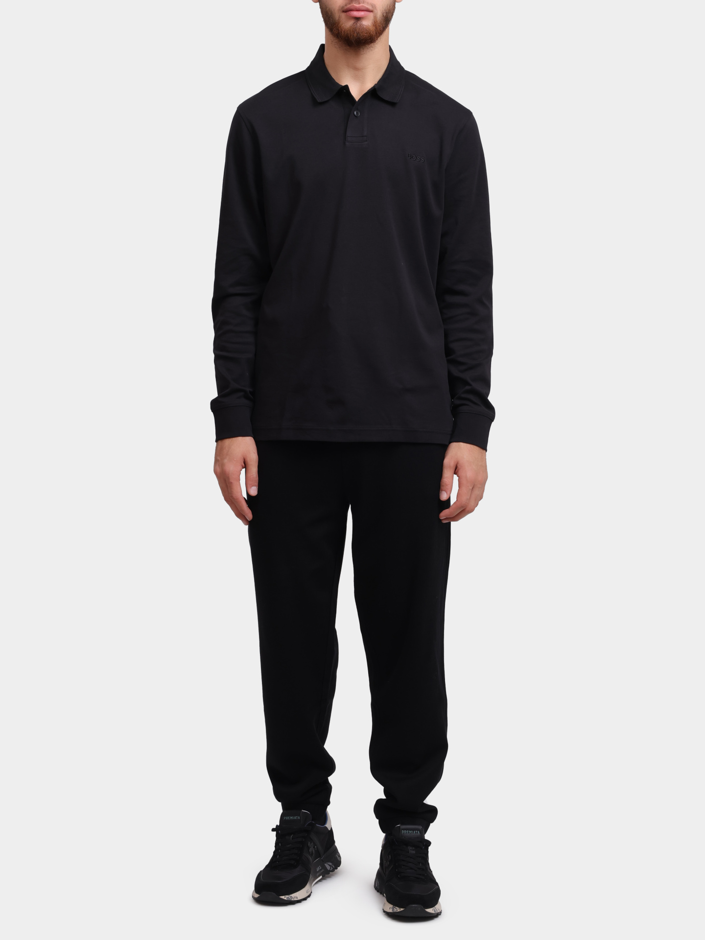 Поло Boss 50527525 001 хлопковое мужское — купить в интернет-магазине Verdistore