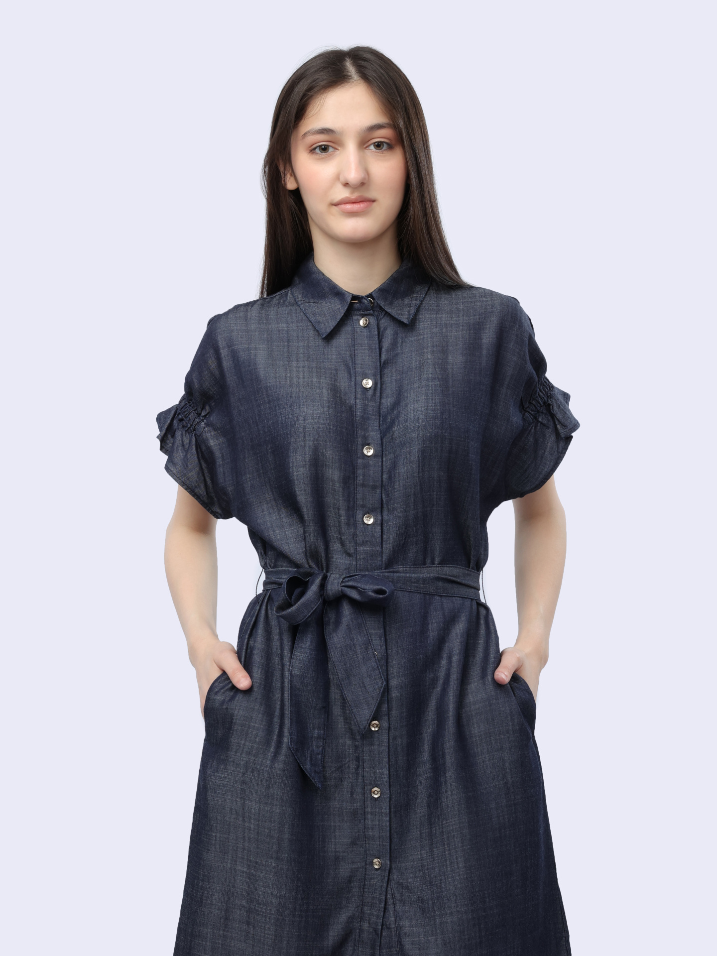 Платье Armani Exchange 3DYA64 Y15PZ 1500 женское из денима — купить в интернет-магазине Verdistore