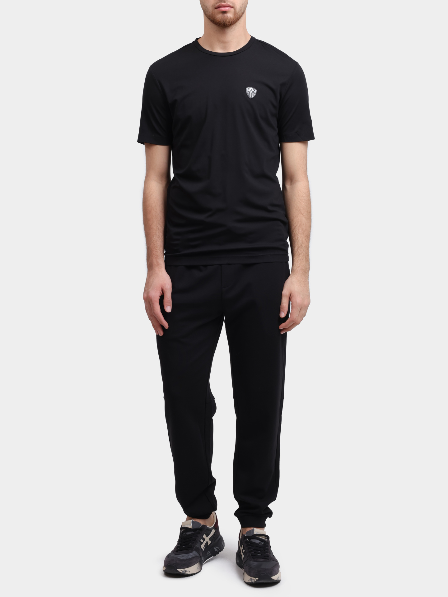 Джоггеры EA7 7M000662 AF12501 UC001 черные мужские — купить в интернет-магазине Verdistore