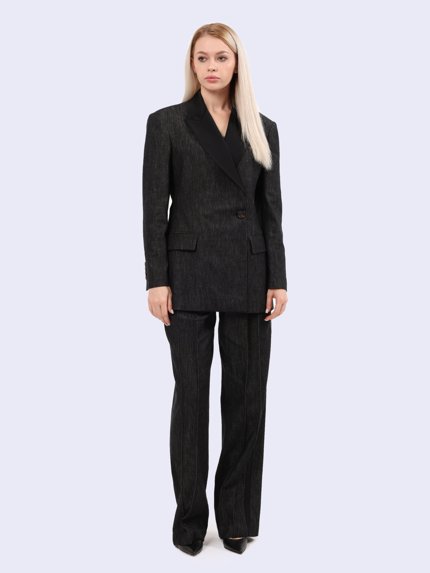 Жакет Brunello Cucinelli MB1257161 C002 джинсовый женский — купить в интернет-магазине Verdistore