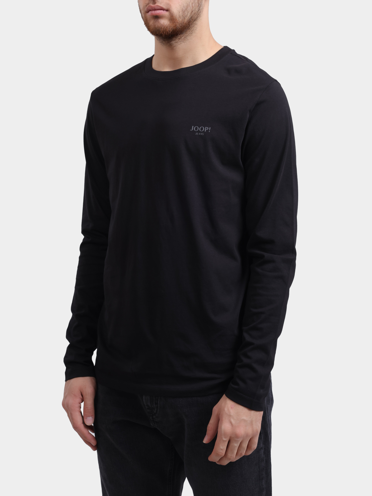Футболка Joop! 15 JJJ-33Alphis-L черная мужская с длинными рукавами — купить в интернет-магазине Verdistore
