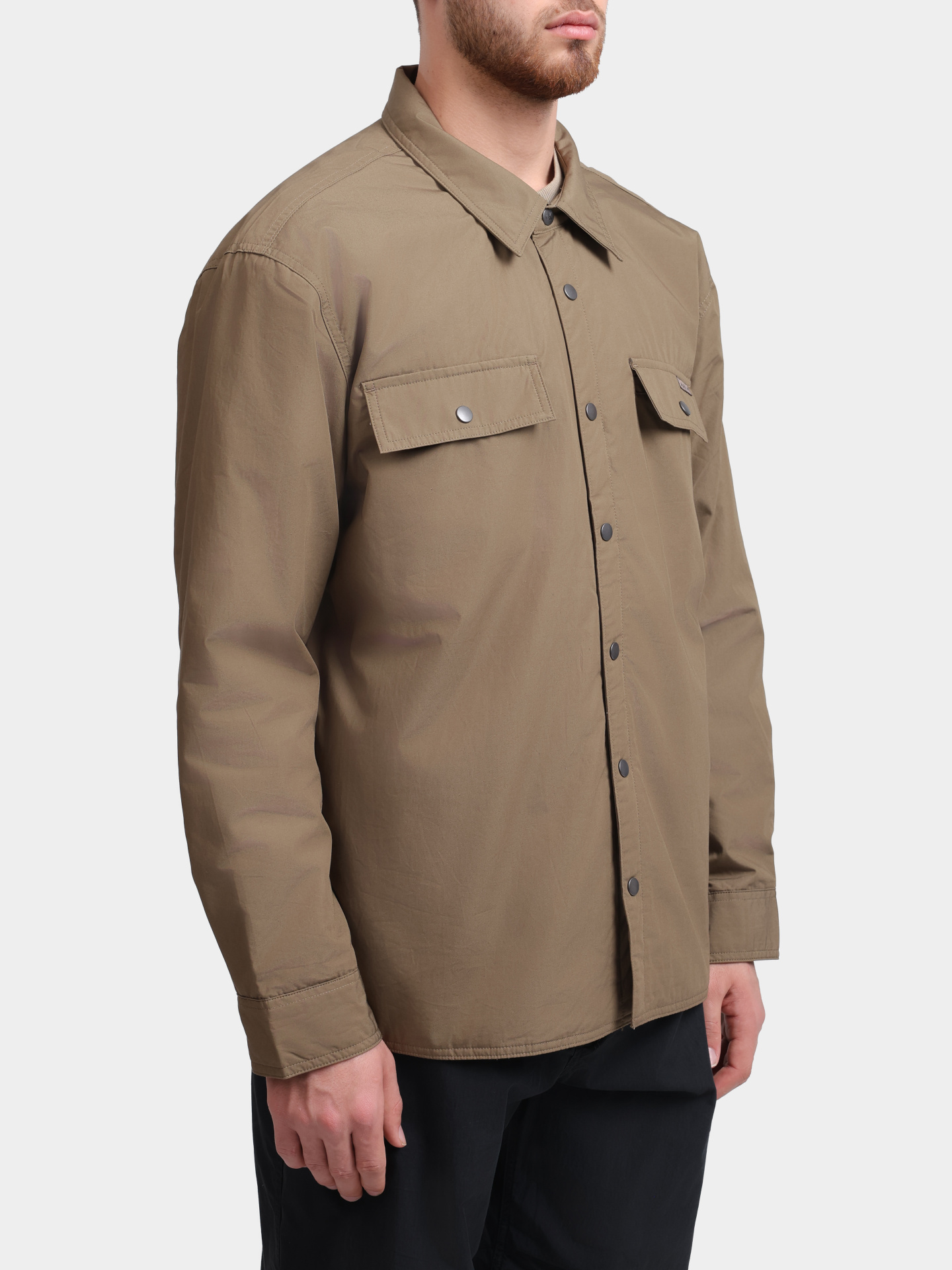 Куртка-рубашка Calvin Klein Jeans LV04RC401G VFB хаки мужская — купить в интернет-магазине Verdistore