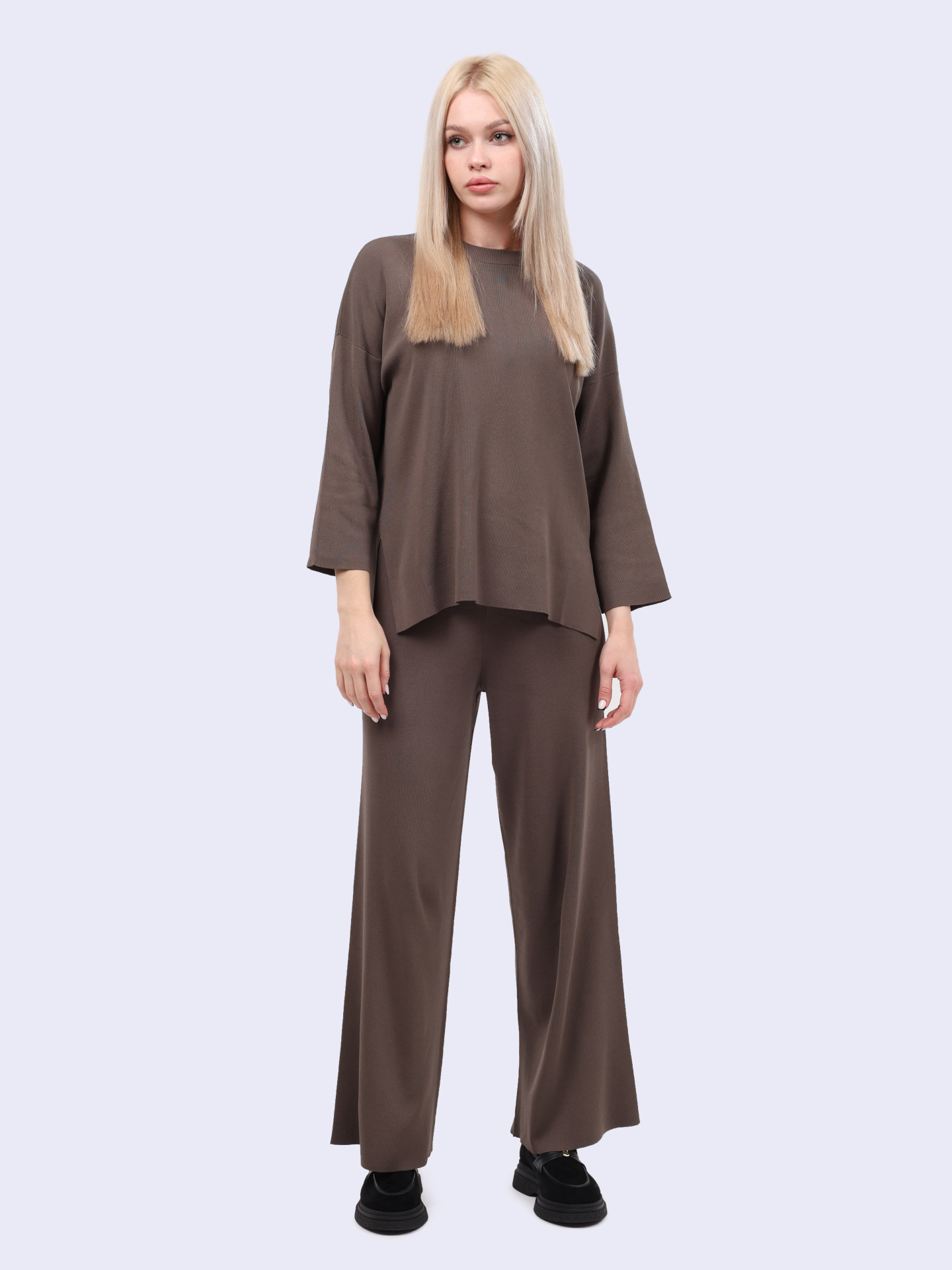 Свитер Alpha Studio AD-8171C 2171 коричневый женский — купить в интернет-магазине Verdistore