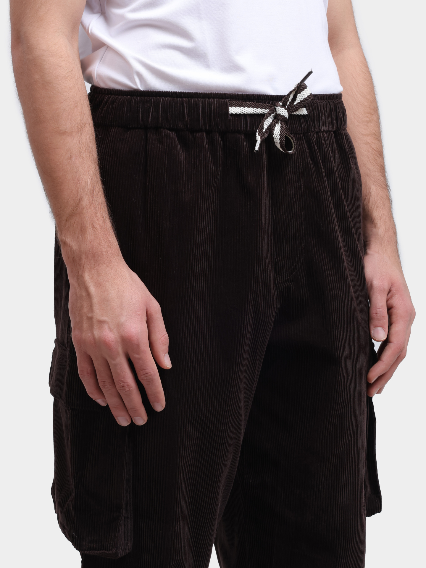 Джоггеры EA7 7X000145 AF16967 U6031 вельветовые мужские — купить в интернет-магазине Verdistore