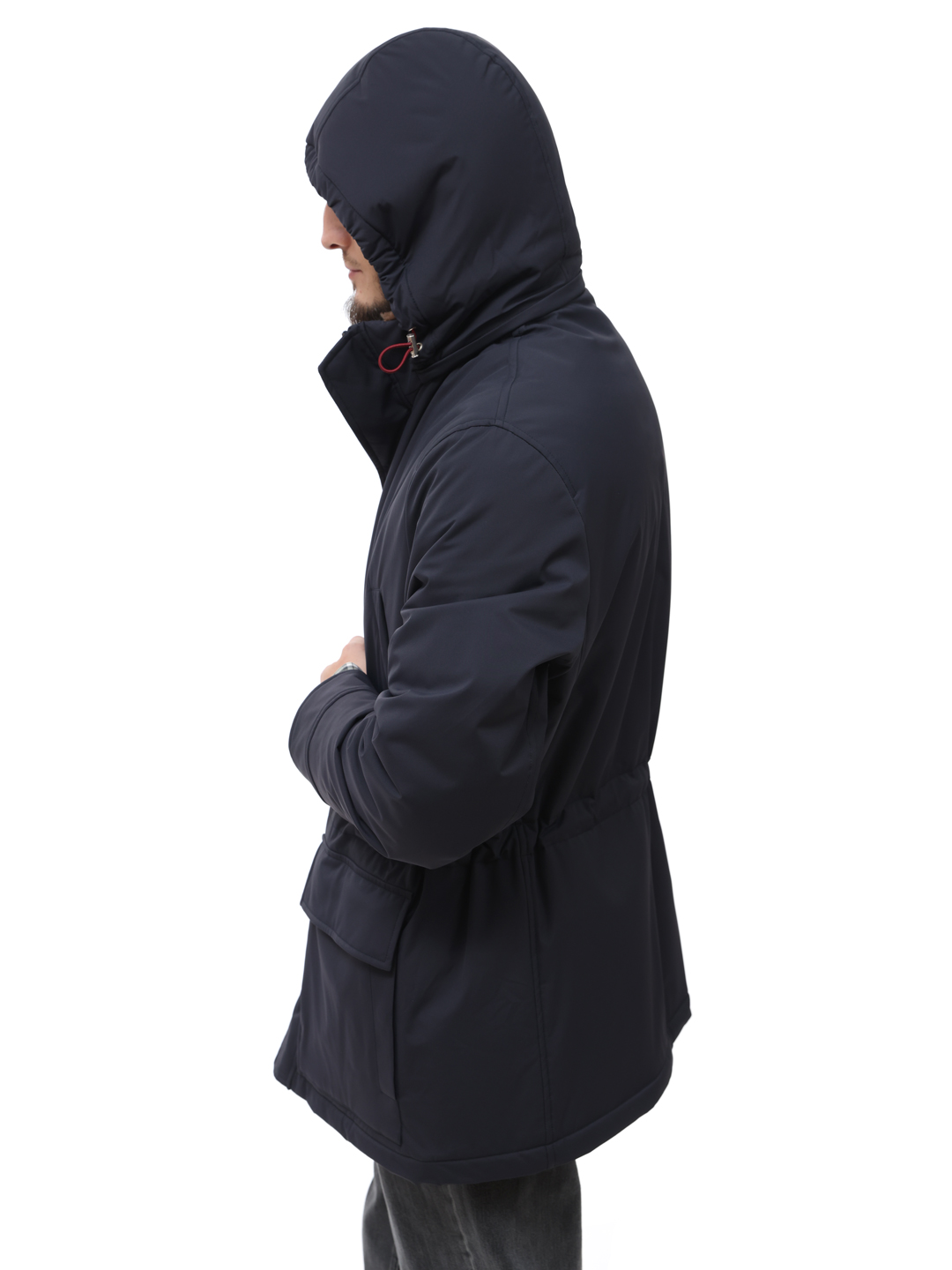 Парка Brunello Cucinelli MM4596401 CJ357 темно-синяя мужская — купить в интернет-магазине Verdistore