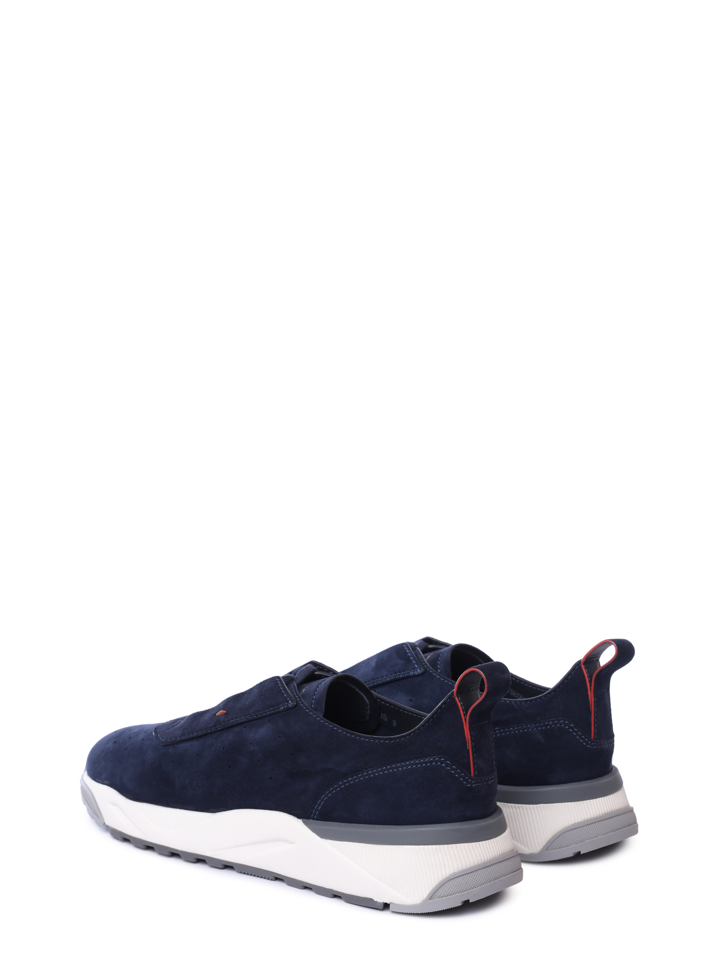 Кроссовки Santoni MBIG22032BGRTSEQU60 замшевые мужские — купить в интернет-магазине Verdistore