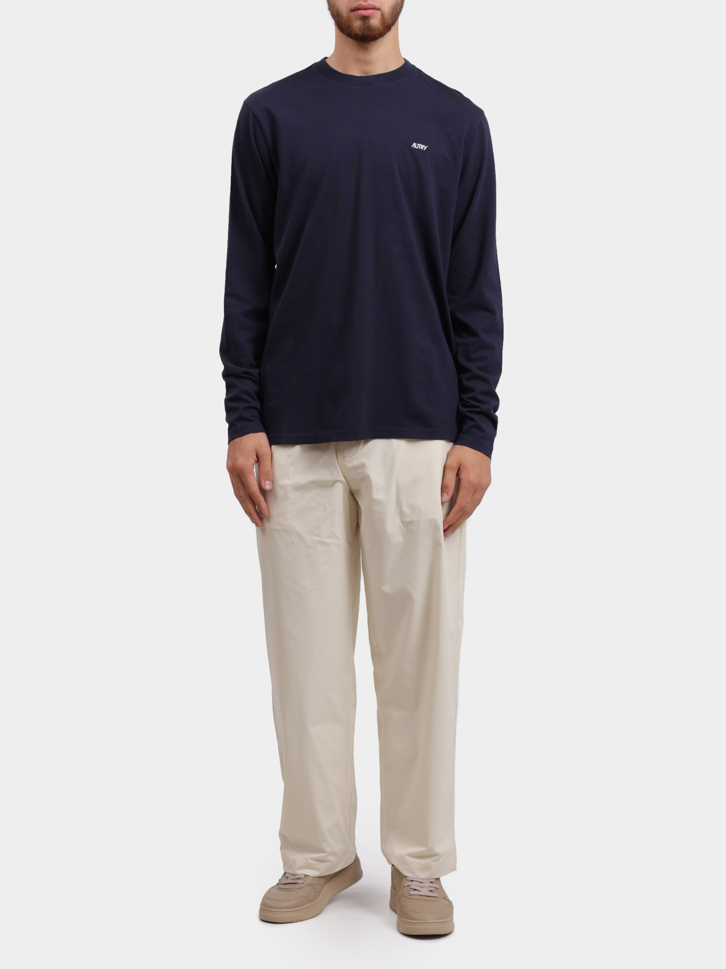 Футболка LSPX - A6JB темно-синяя с длинным рукавом  — купить в интернет-магазине Verdistore