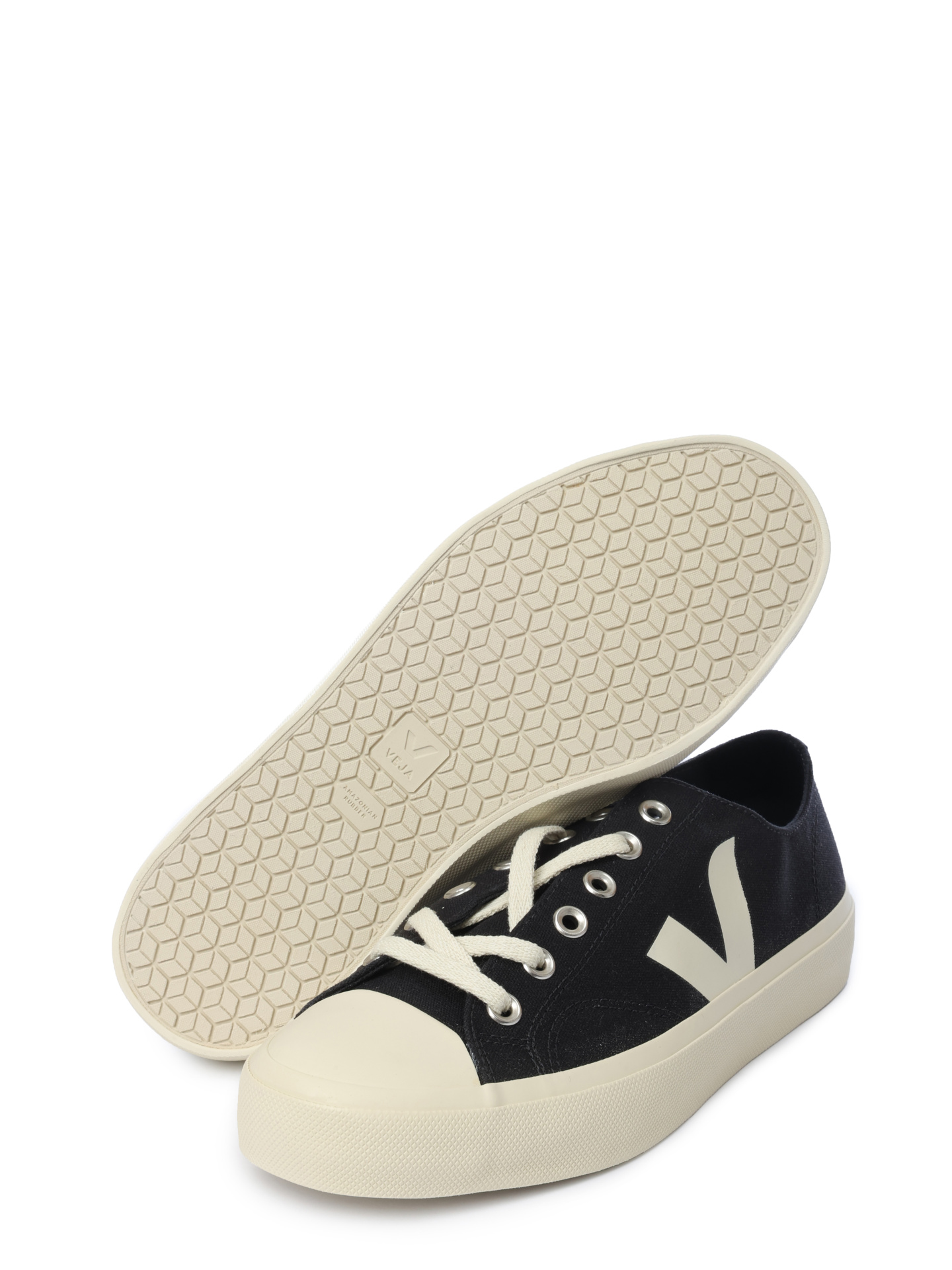 Кеды тканевые черные с крупным белым логотипом сбоку — купить в интернет-магазине Verdistore