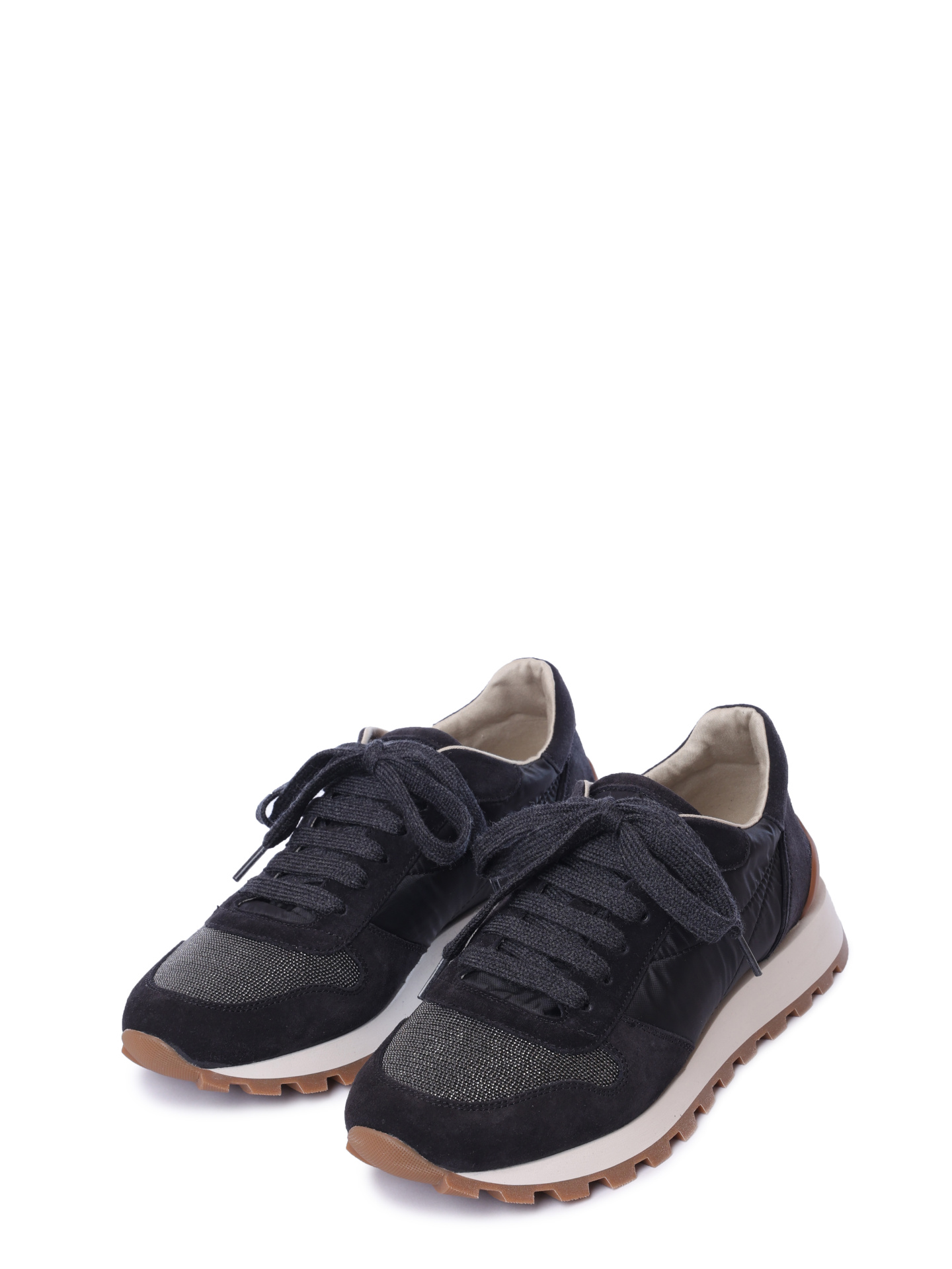 Кроссовки Brunello Cucinelli MZSFG1960 C101 комбинированные женские — купить в интернет-магазине Verdistore