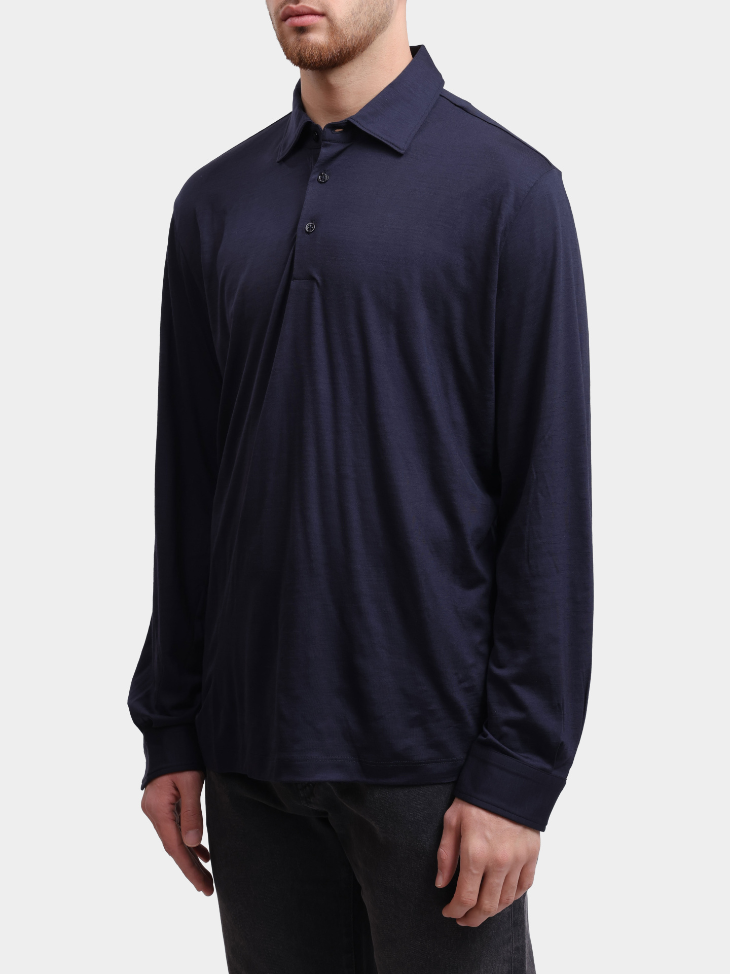 Поло Herno JPL0009UR 52068 9200 шерстяное мужское — купить в интернет-магазине Verdistore