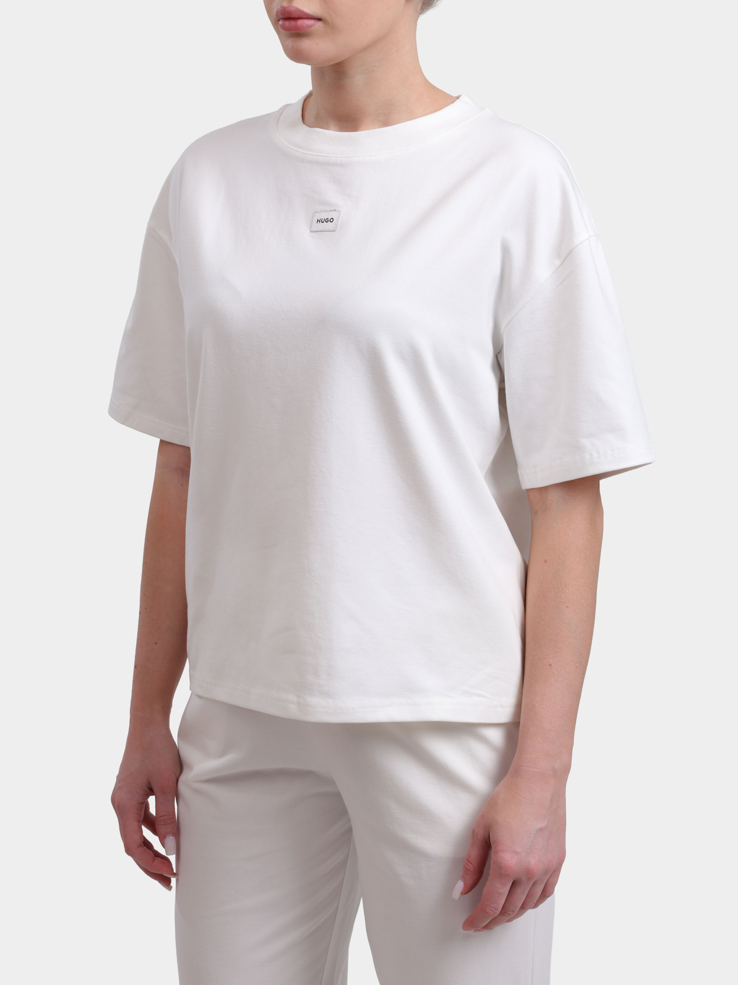 Футболка Hugo 50556807 101 белая женская — купить в интернет-магазине Verdistore