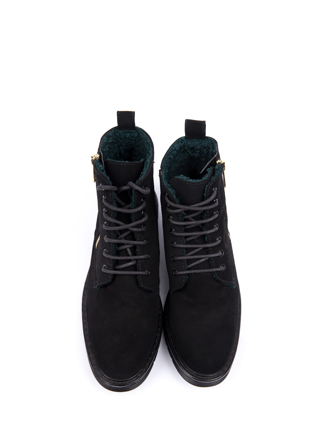 Ботинки Armani Exchange XDN005 черные женские утеплённые — купить в интернет-магазине Verdistore