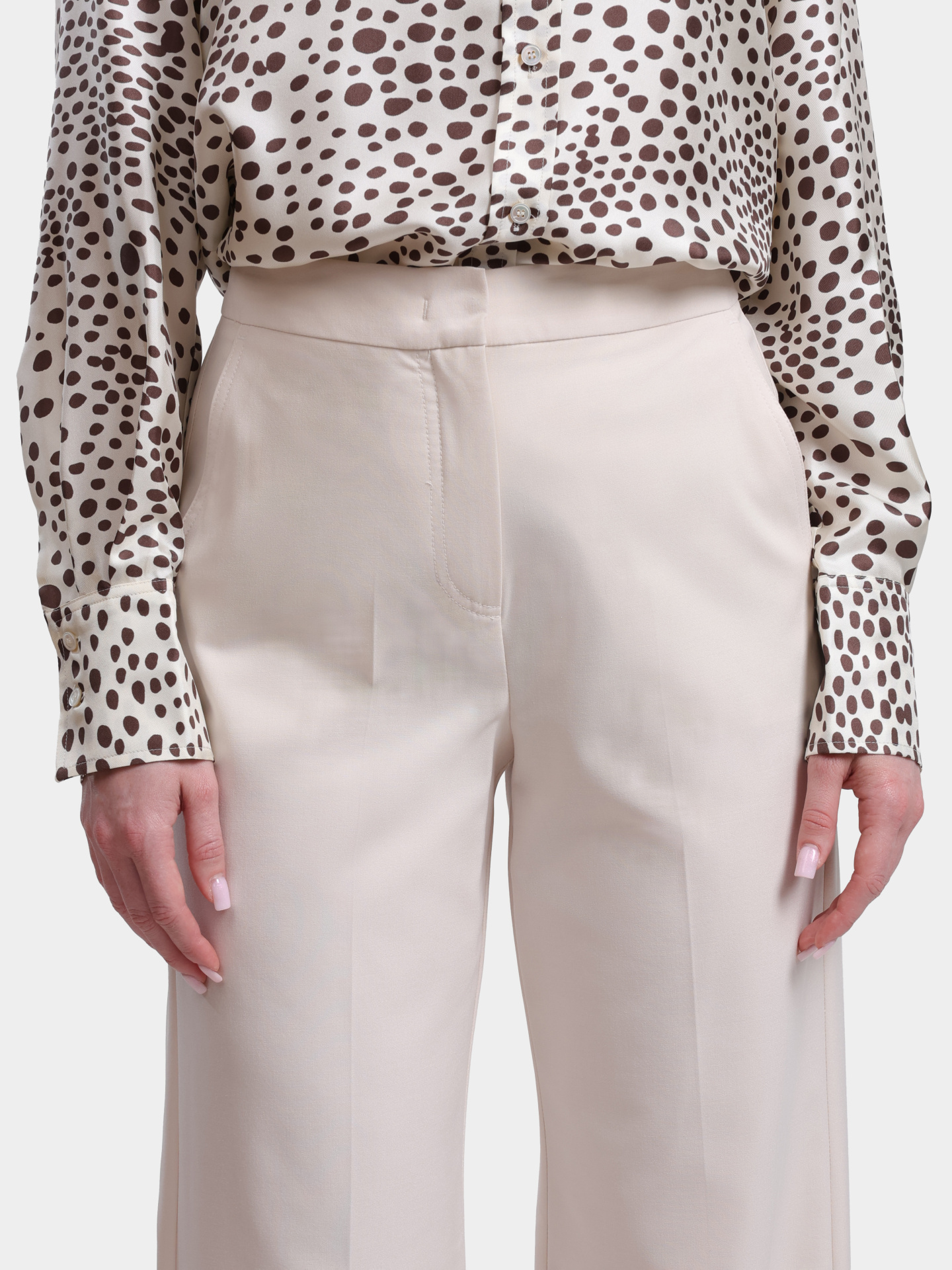 Брюки MARELLA MLLSEQUOIA 001 белые женские — купить в интернет-магазине Verdistore