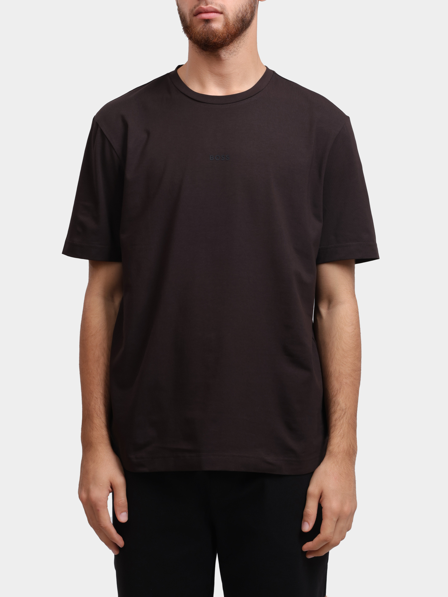 Футболка Boss 50473278 202 хлопковая мужская с логотипом — купить в интернет-магазине Verdistore