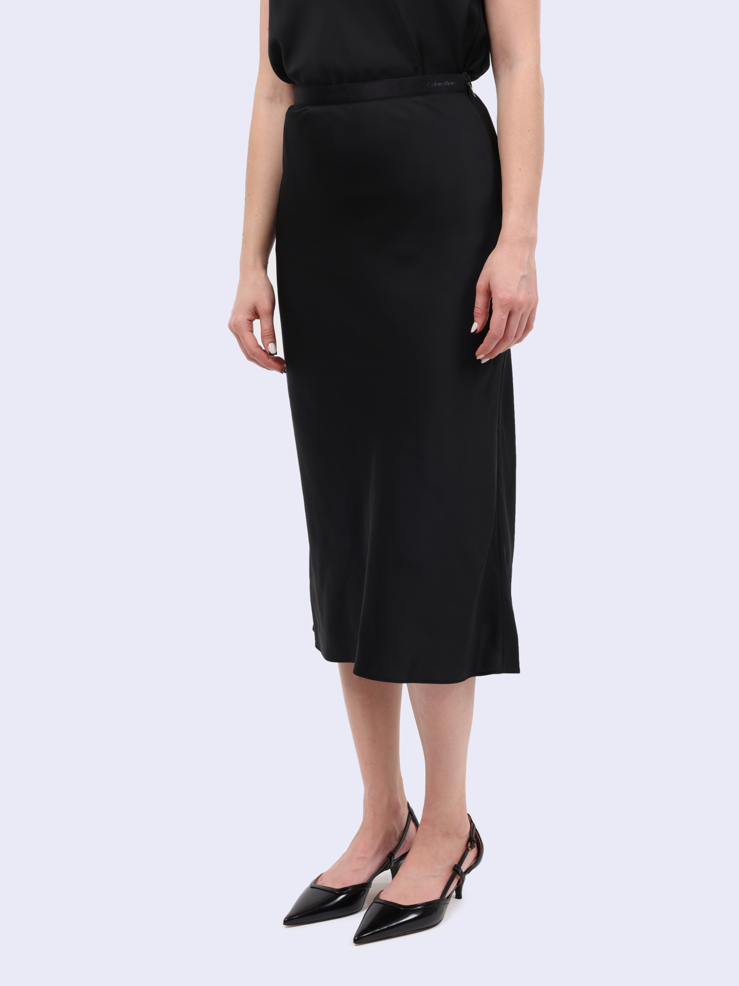 Юбка Calvin Klein K20K207308 BEH черная женская — купить в интернет-магазине Verdistore