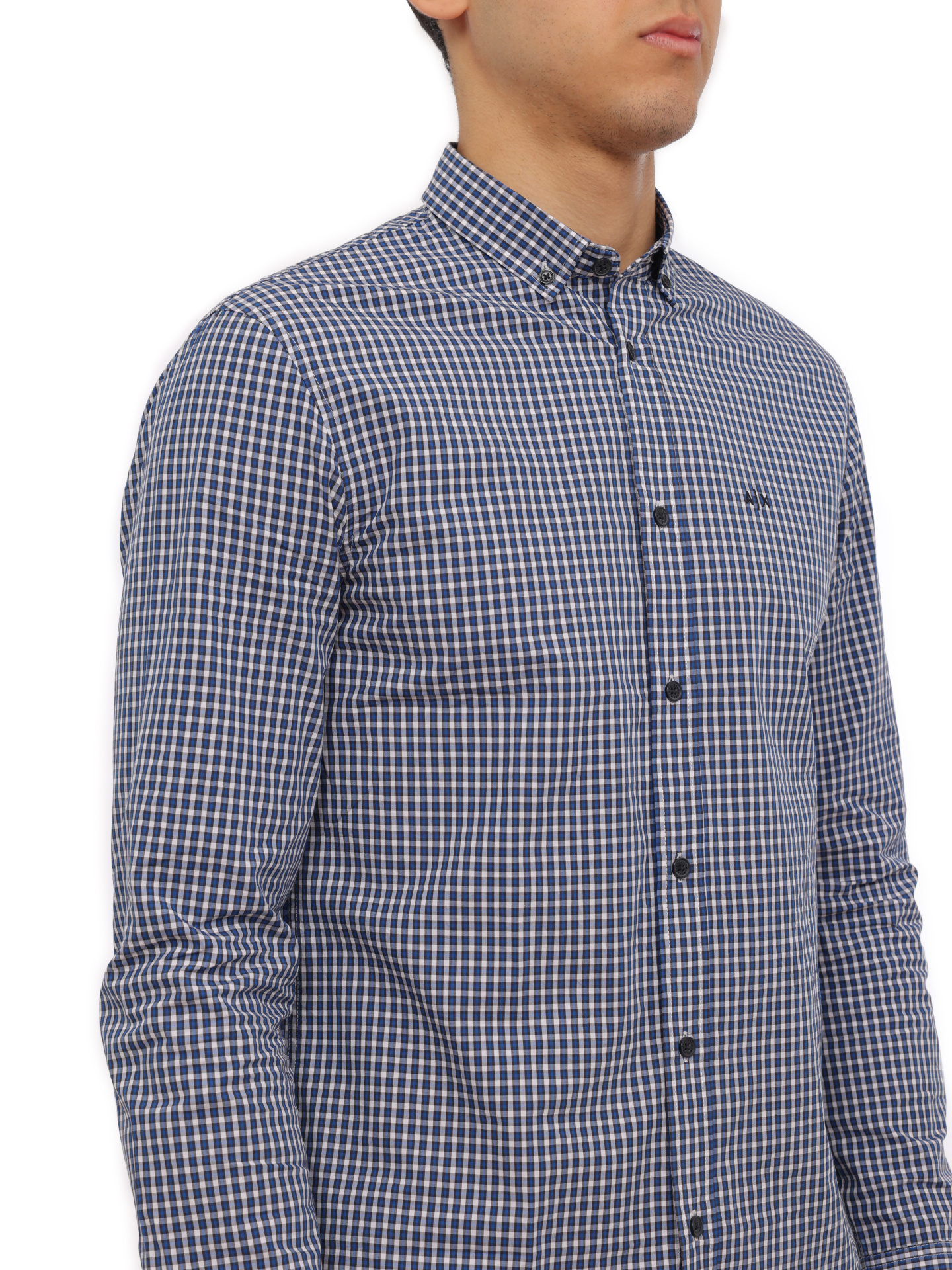 Рубашка Armani Exchange 6RZC12 ZNYTZ 51AJ клетчатая мужская — купить в интернет-магазине Verdistore