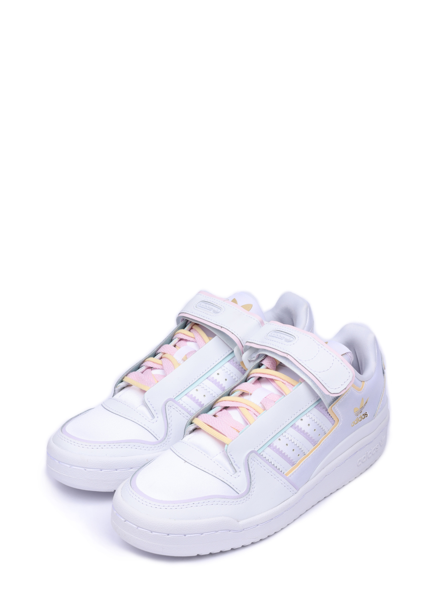 Кроссовки Adidas Forum Plus H05123 белые женские на липучке — купить в интернет-магазине Verdistore