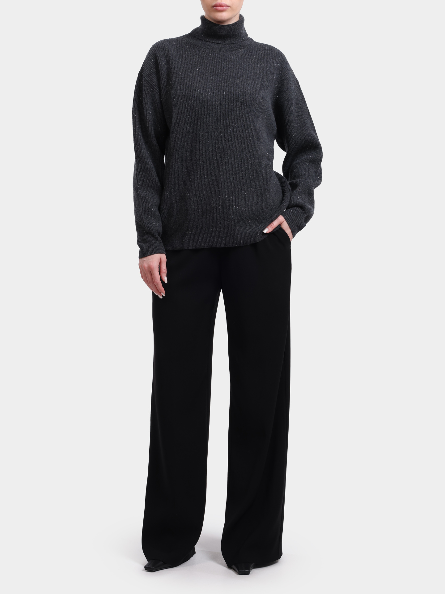 Брюки PT000176D 12755 9300 ерные женские прямого кроя  — купить в интернет-магазине Verdistore