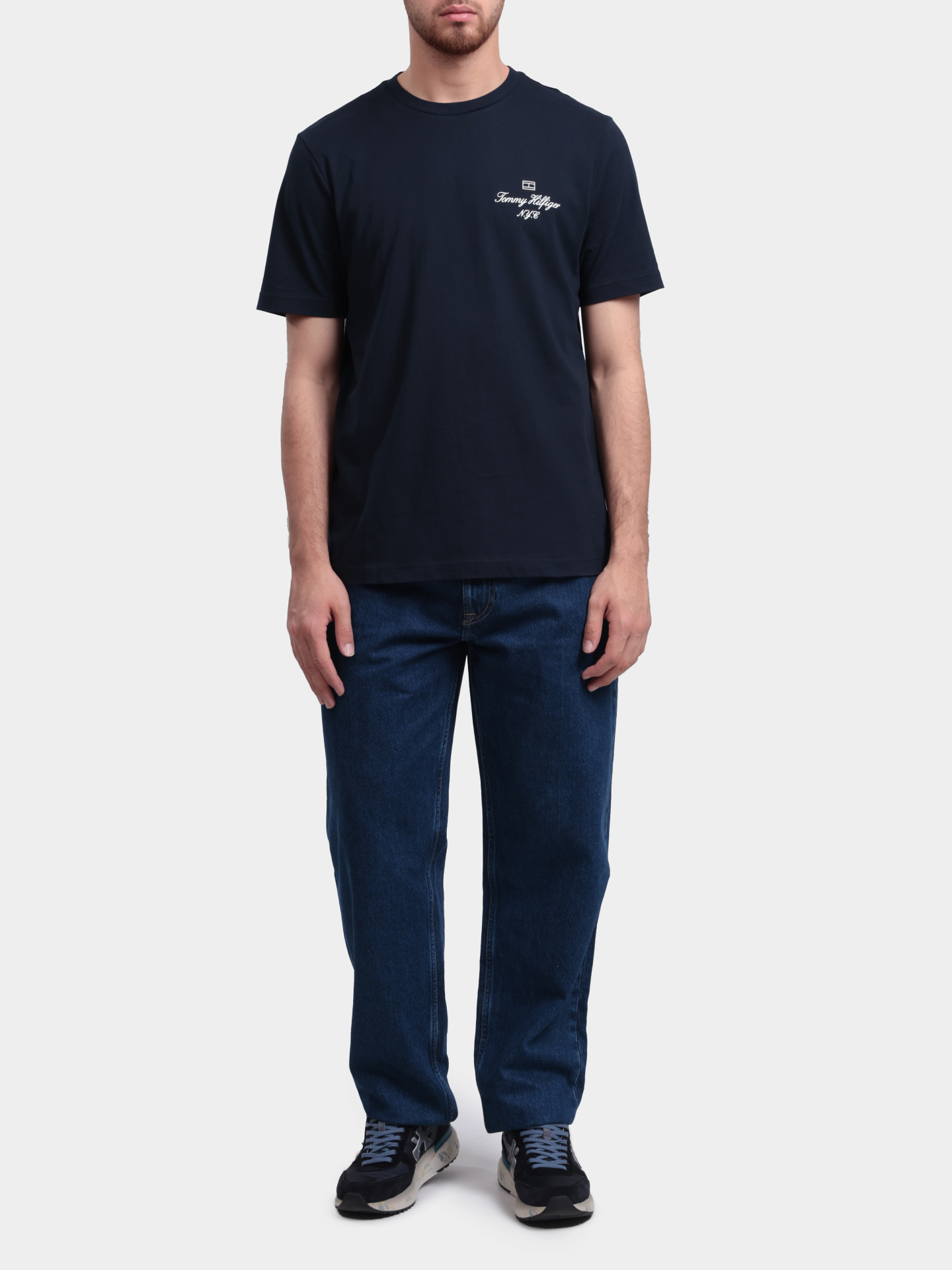 Джинсы Calvin Klein Jeans LV04RF775G32 E5D темно-синие мужские — купить в интернет-магазине Verdistore