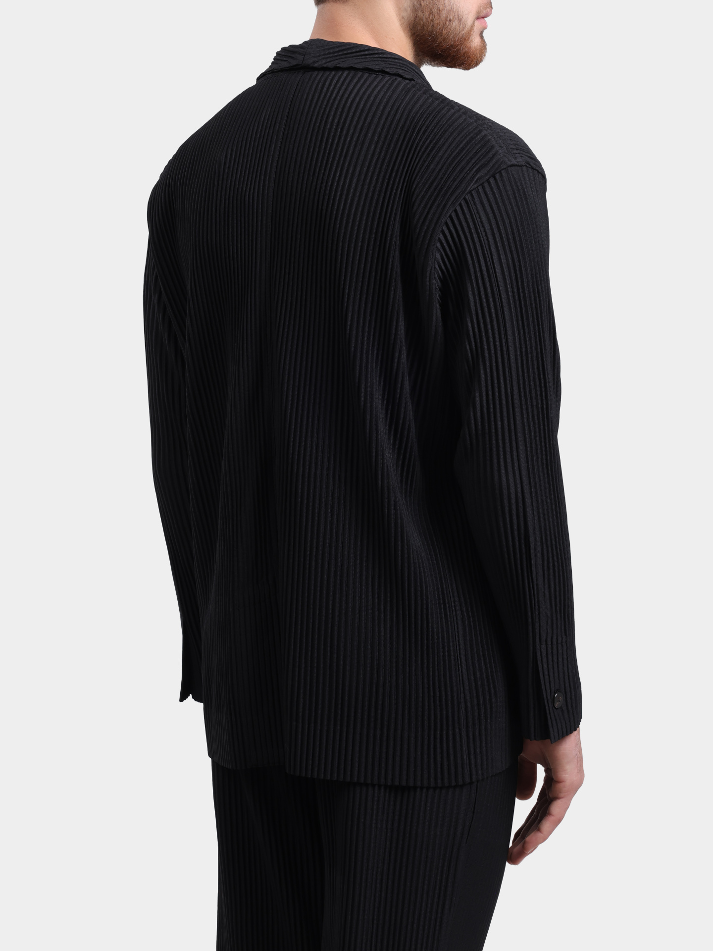 Пиджак Sphynx pleats 3876-1 черный мужской плессированный  — купить в интернет-магазине Verdistore
