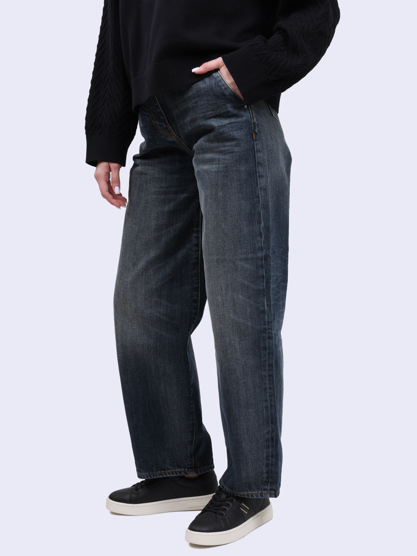 Джинсы Armani Exchange 6DYP24 Y18DZ 1500 темно-синие женские — купить в интернет-магазине Verdistore