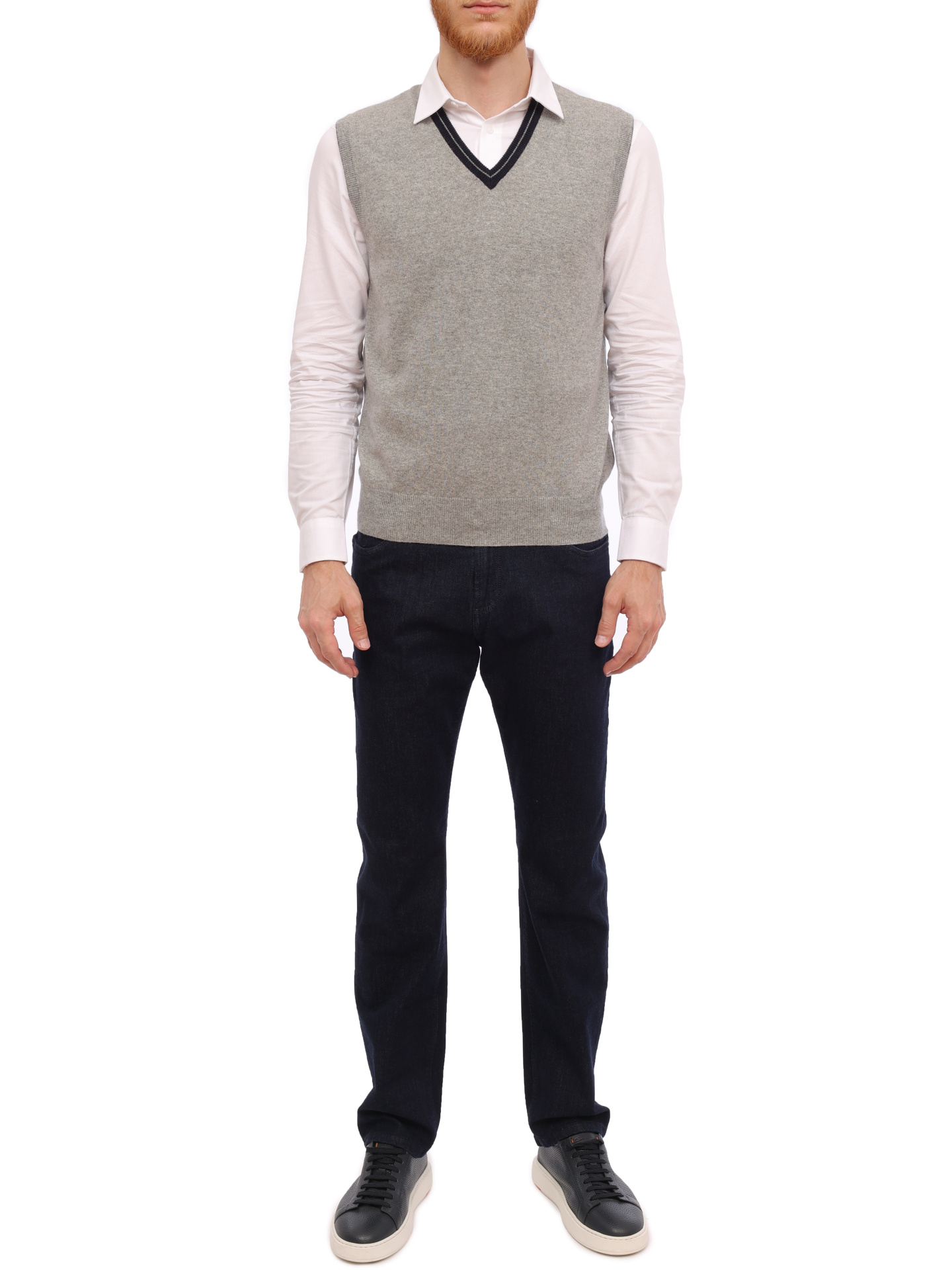 Пуловер Brunello Cucinelli M2227907 кашемировый мужской — купить в интернет-магазине Verdistore