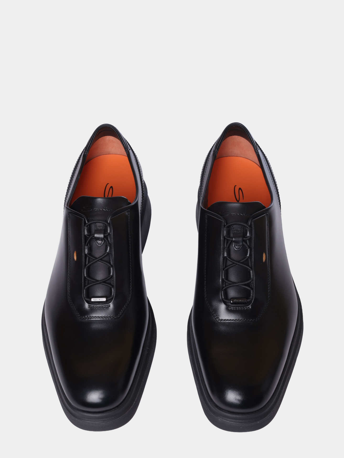 Оксфорды Santoni MGEG19170NEAXNTGN01 кожаные мужские — купить в интернет-магазине Verdistore