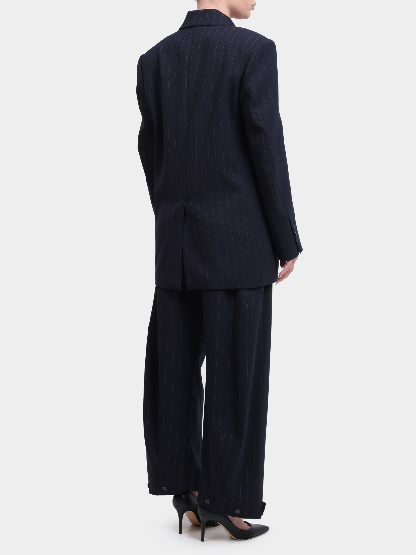 Брюки Pinko 105707 A2QY EZ1 женские в тонкую полоску — купить в интернет-магазине Verdistore