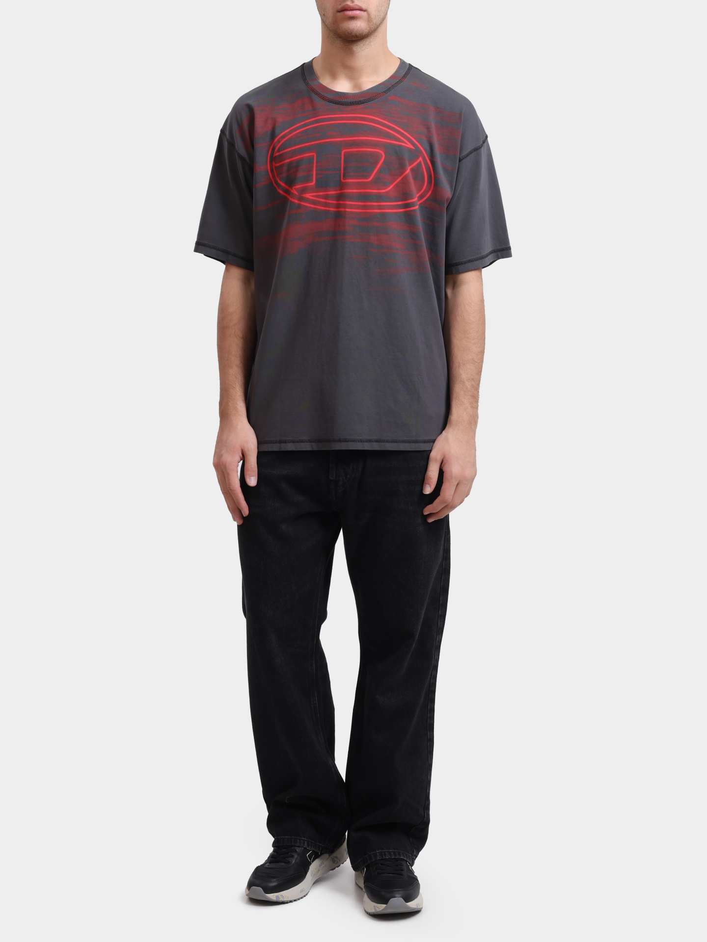 Футболка Diesel A186530AGCA9AW хлопковая мужская — купить в интернет-магазине Verdistore