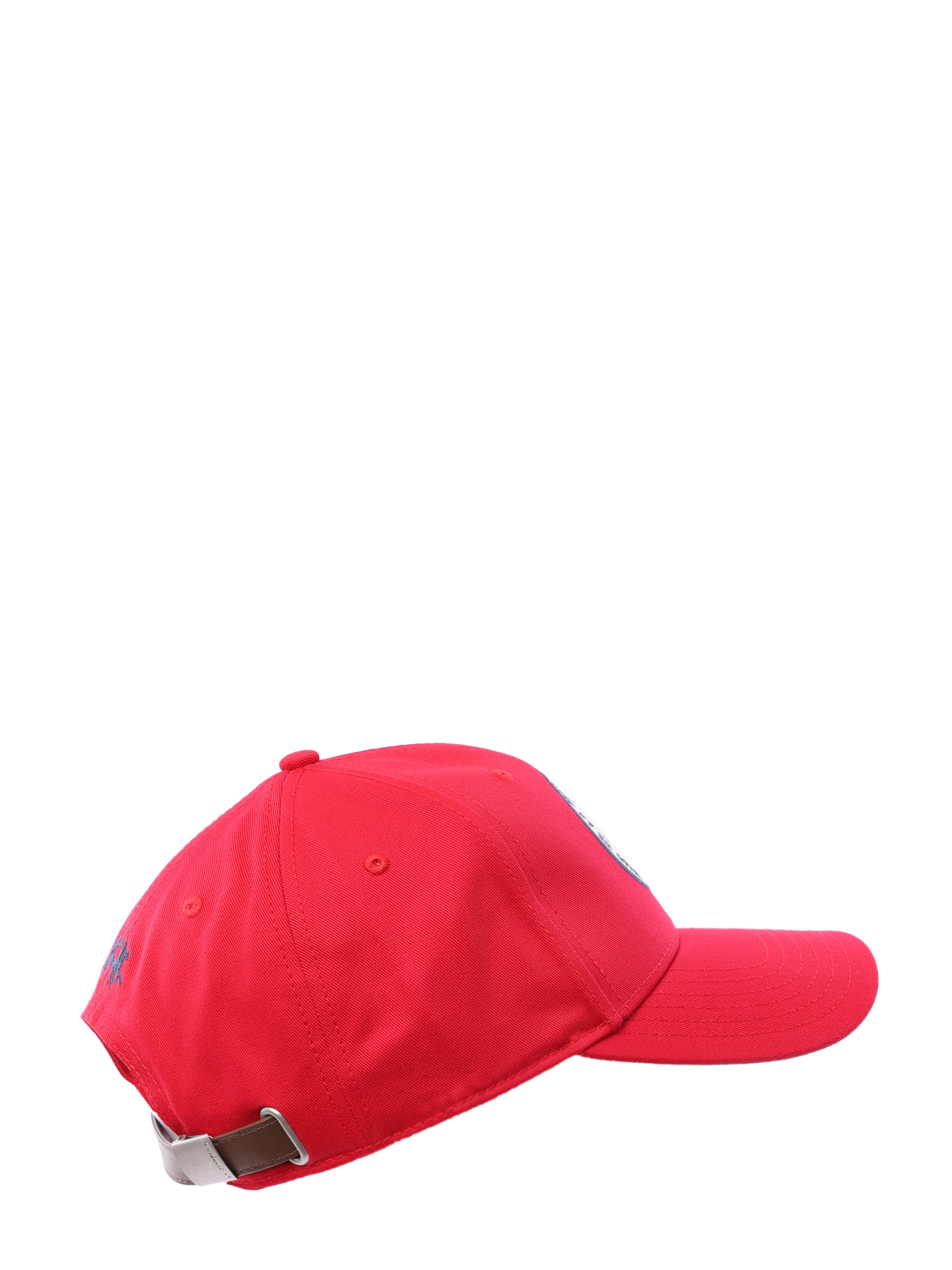 Бейсболка красная с крупным логотипом — купить в интернет-магазине Verdistore