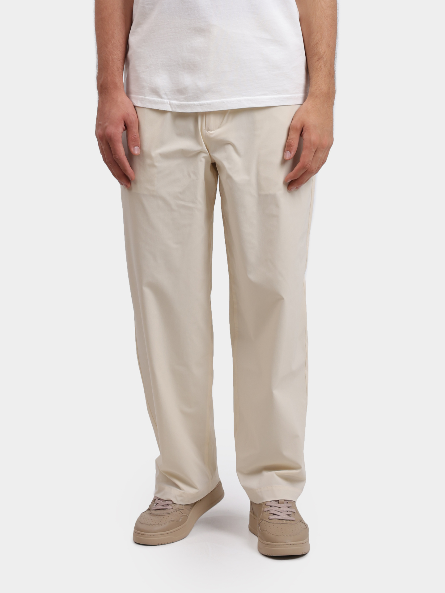 Брюки PAPX - 99NS прямого кроя светло-бежевые — купить в интернет-магазине Verdistore