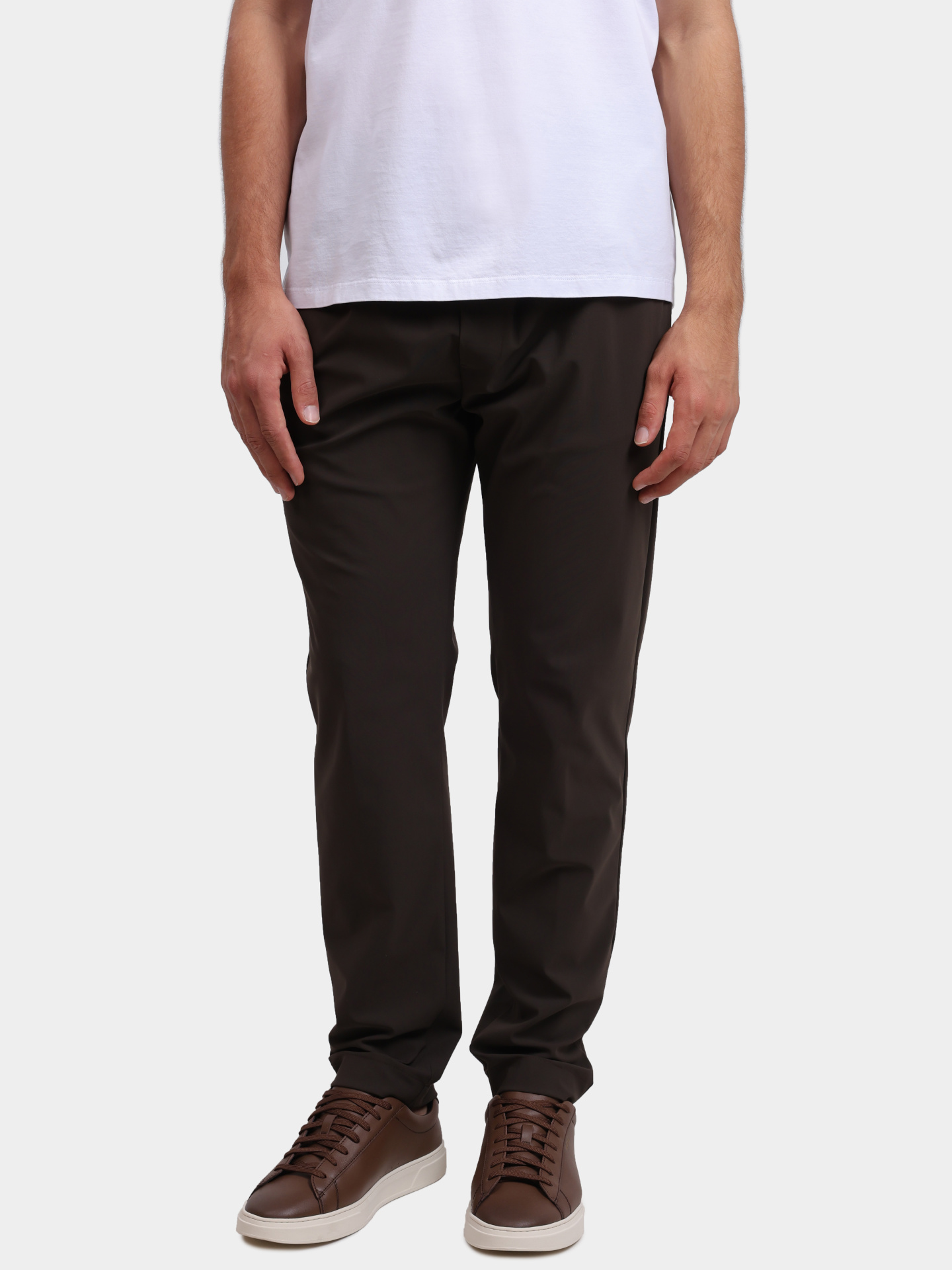 Брюки PMDS P4183 STEVE 735 0092 темно-коричневые мужские — купить в интернет-магазине Verdistore