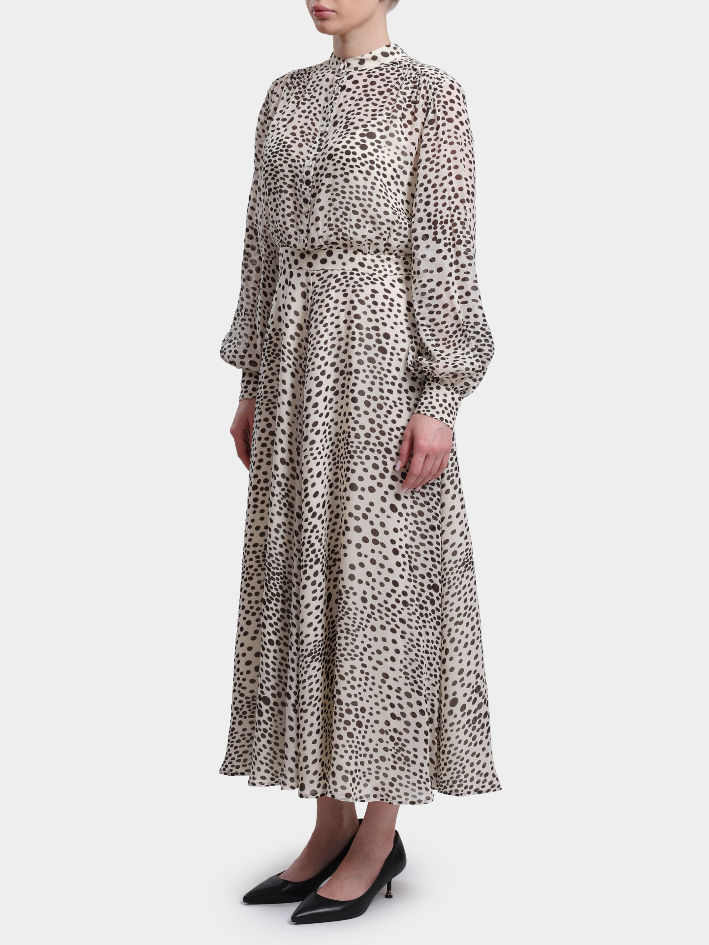 Платье MARELLA MLLMASTRO 006 шифоновое женское в горох — купить в интернет-магазине Verdistore