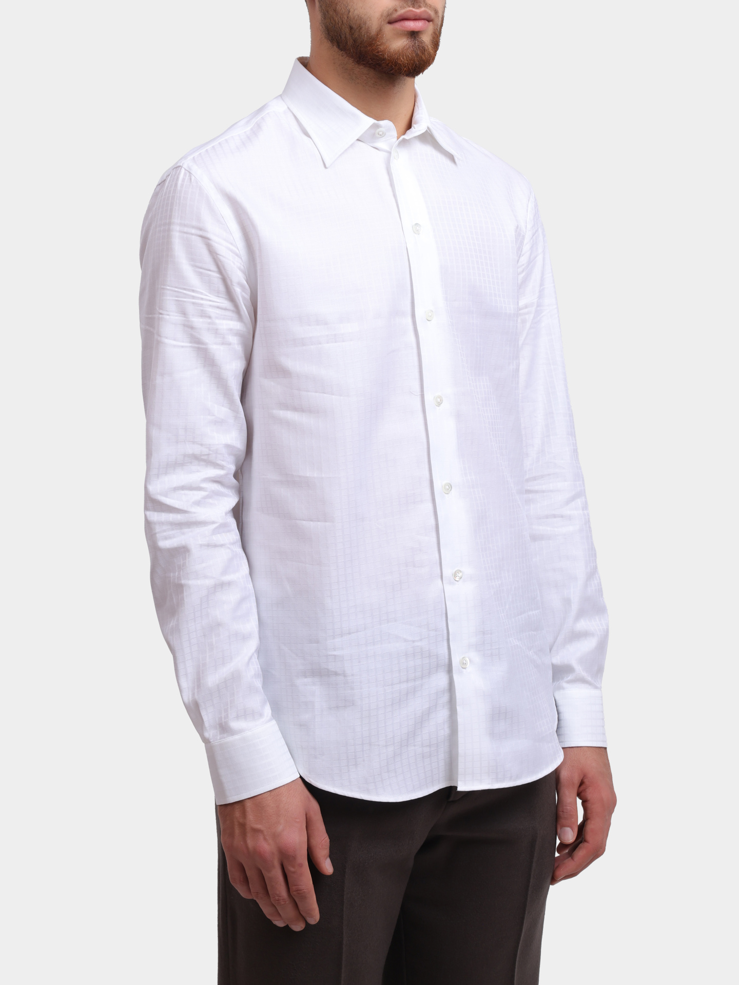 Рубашка Emporio Armani EM000099 TE16909 F0004 хлопковая мужская — купить в интернет-магазине Verdistore