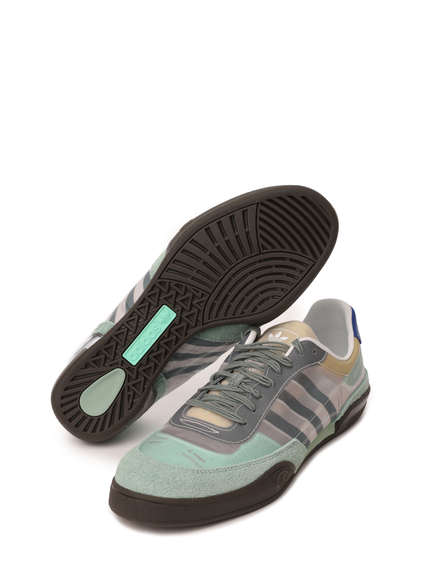 Кеды Adidas Craig Green IH0792 голубые мужские комбинированные — купить в интернет-магазине Verdistore