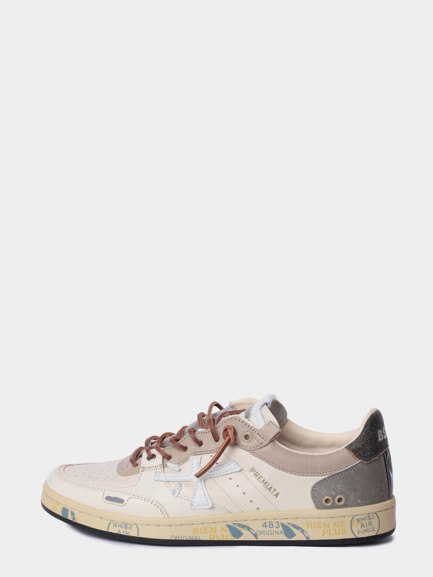 Кеды Premiata BSKT CLAY 8163 кожаные мужские — купить в интернет-магазине Verdistore