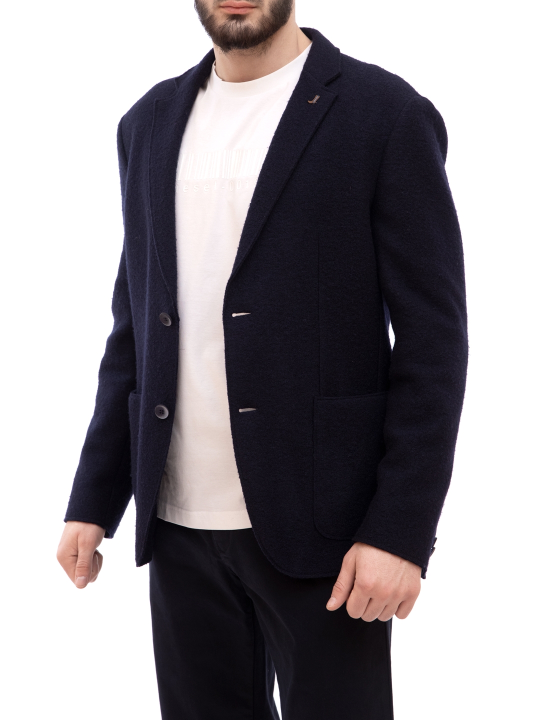 Пиджак Calvin Klein K10K102807 темно-синий мужской — купить в интернет-магазине Verdistore