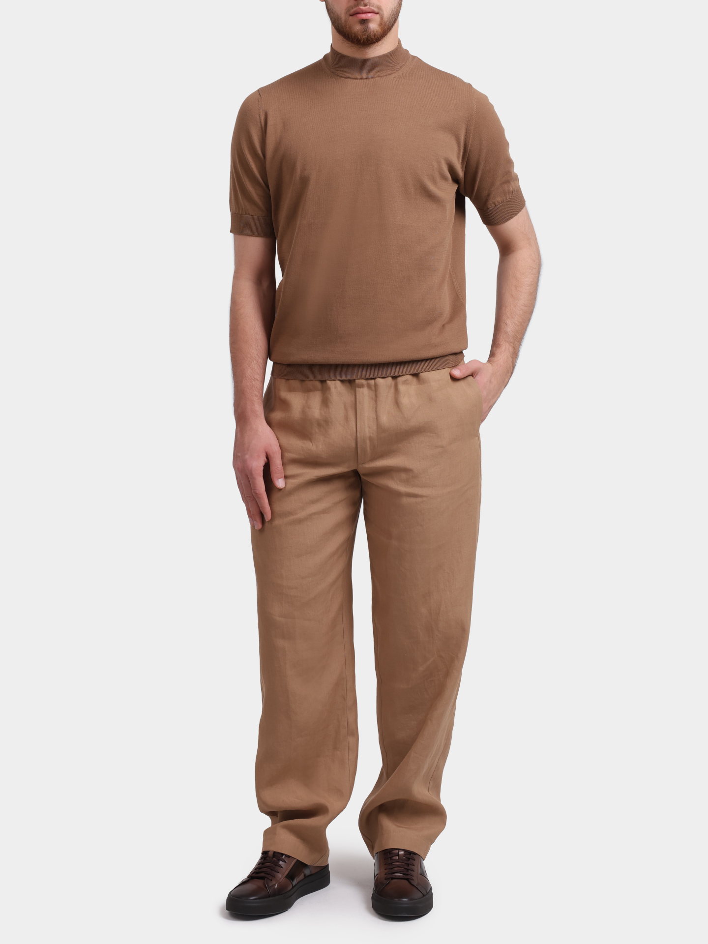 Брюки Lardini PA VICE PAIF66408 льняные мужские — купить в интернет-магазине Verdistore